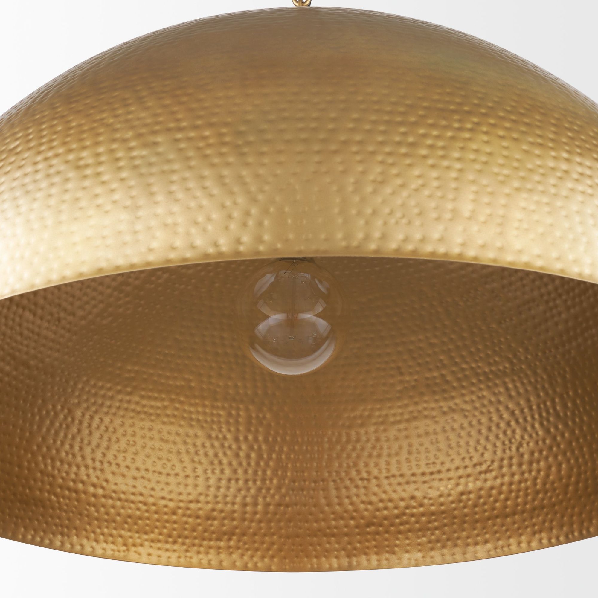 Mercana Karina 36" Round Pendant Light - Gold, Metal