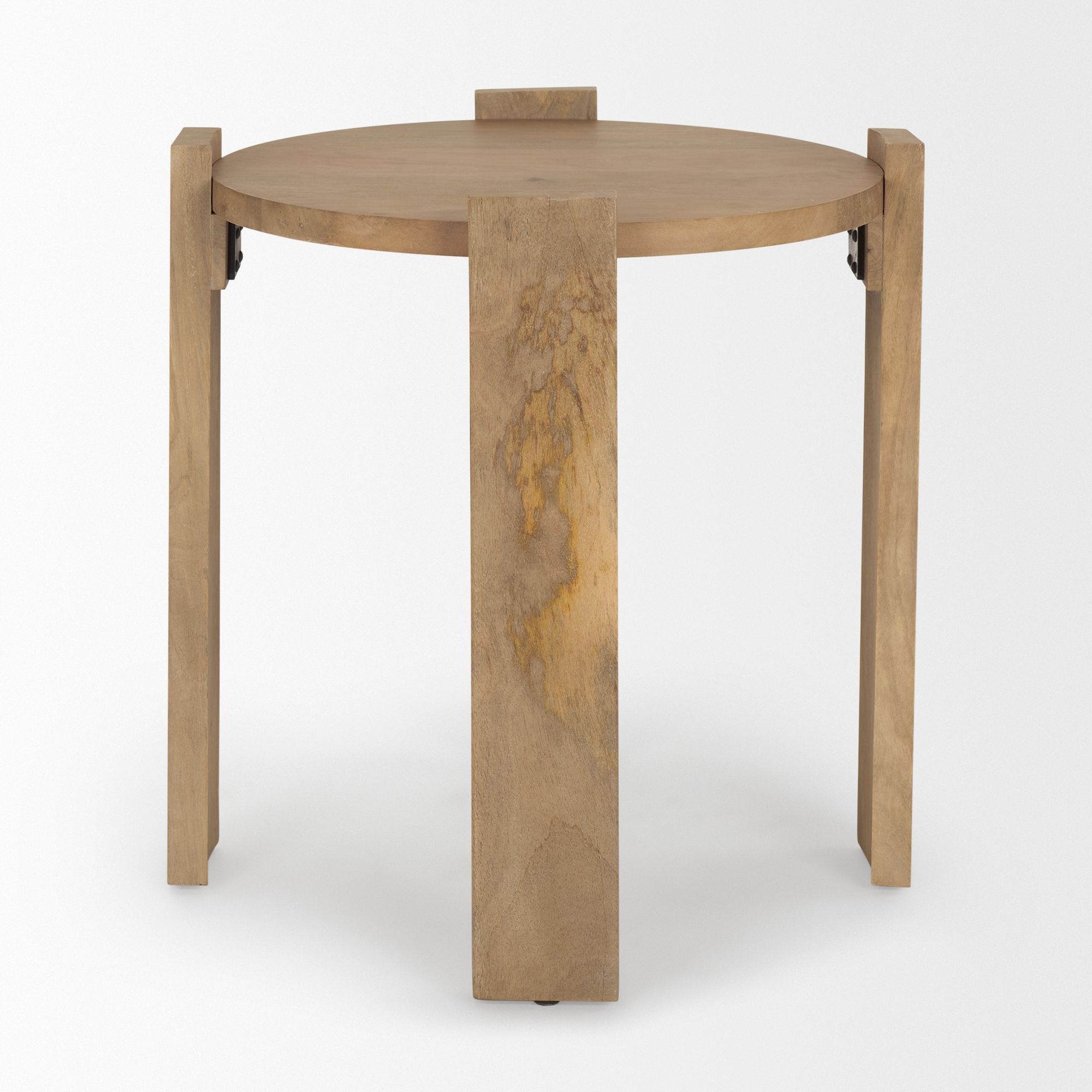 Mercana - Evelyn Light Brown Round End/Side Table