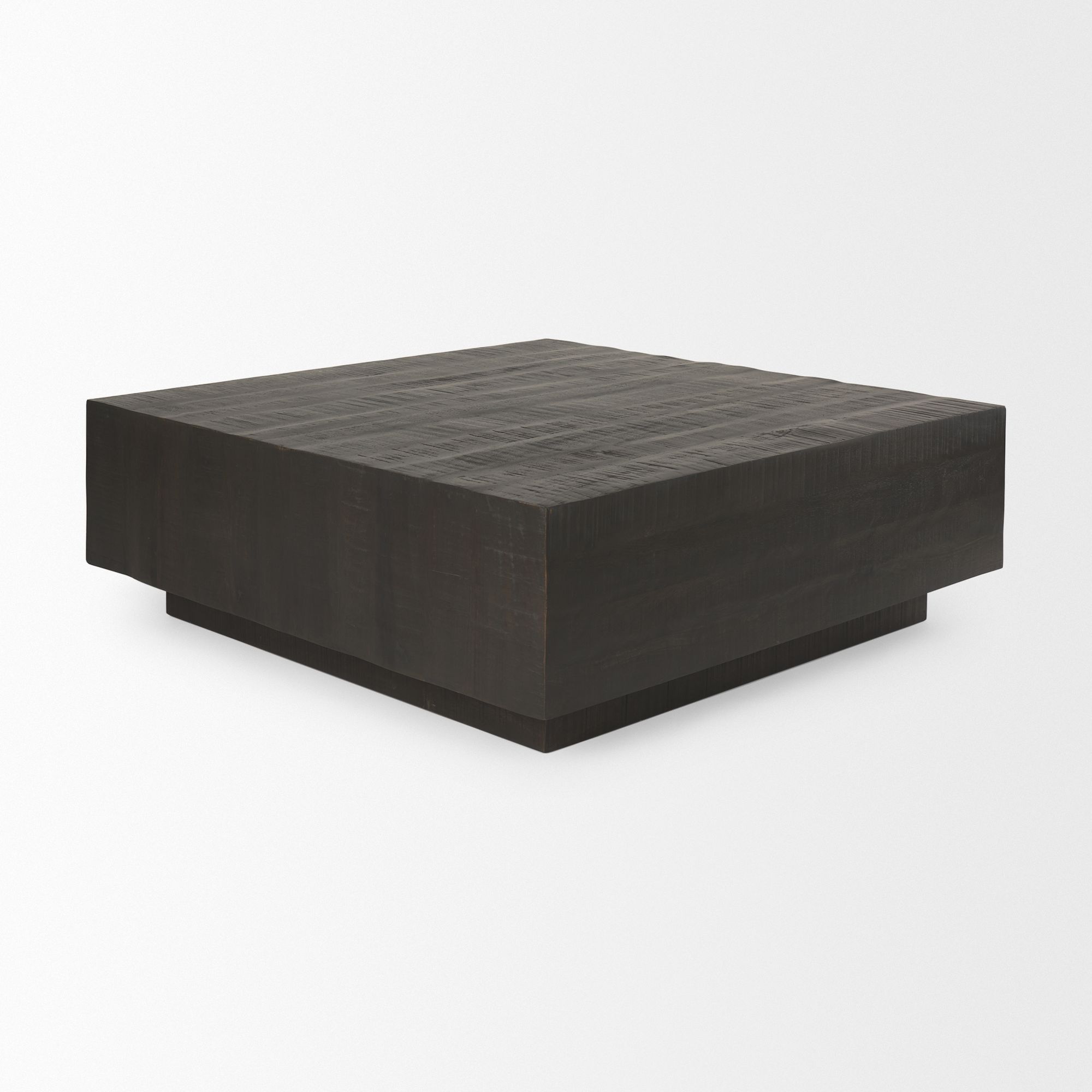 Mercana Hayden 48" Square Coffee Table - Dark Brown, Wood