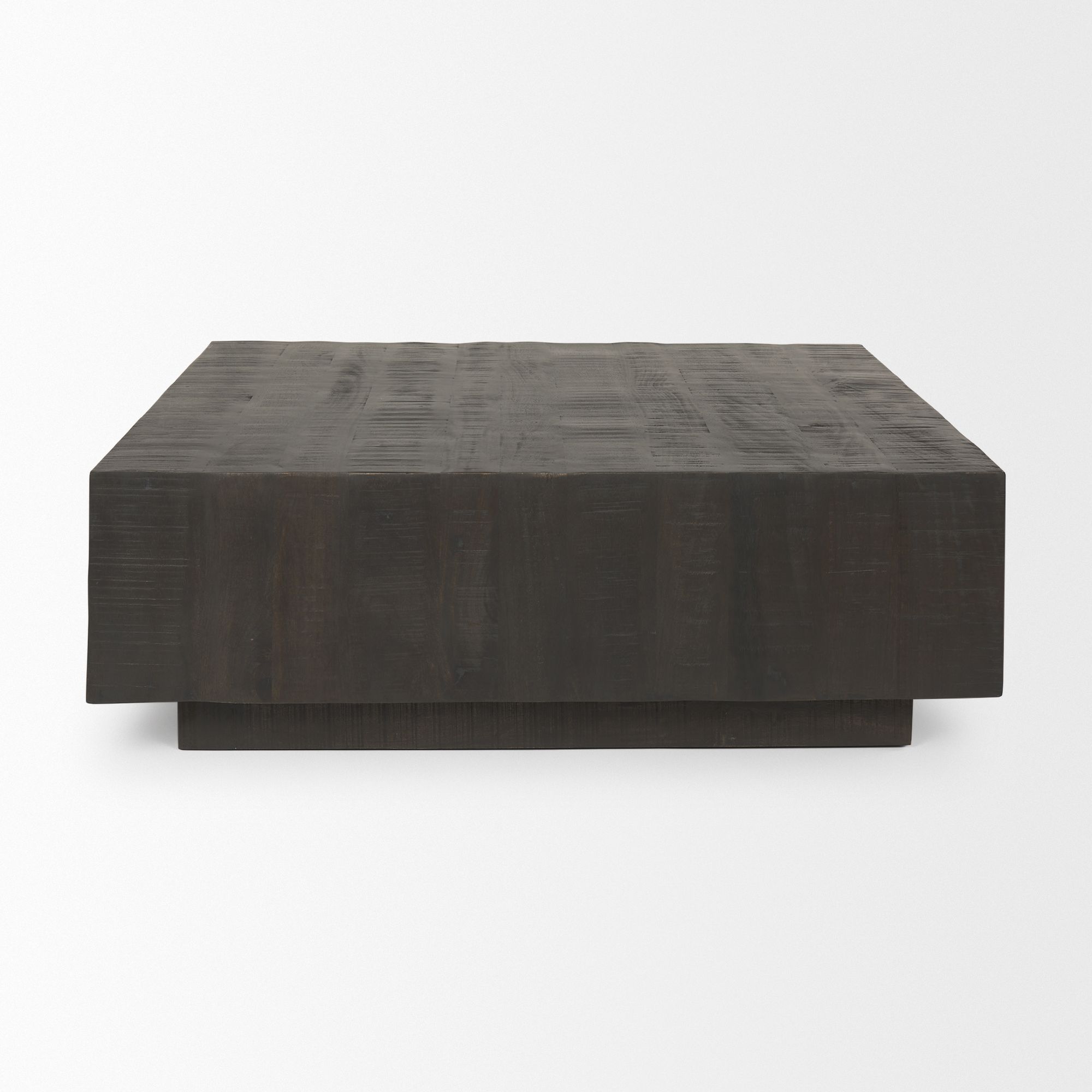 Mercana Hayden 48" Square Coffee Table - Dark Brown, Wood