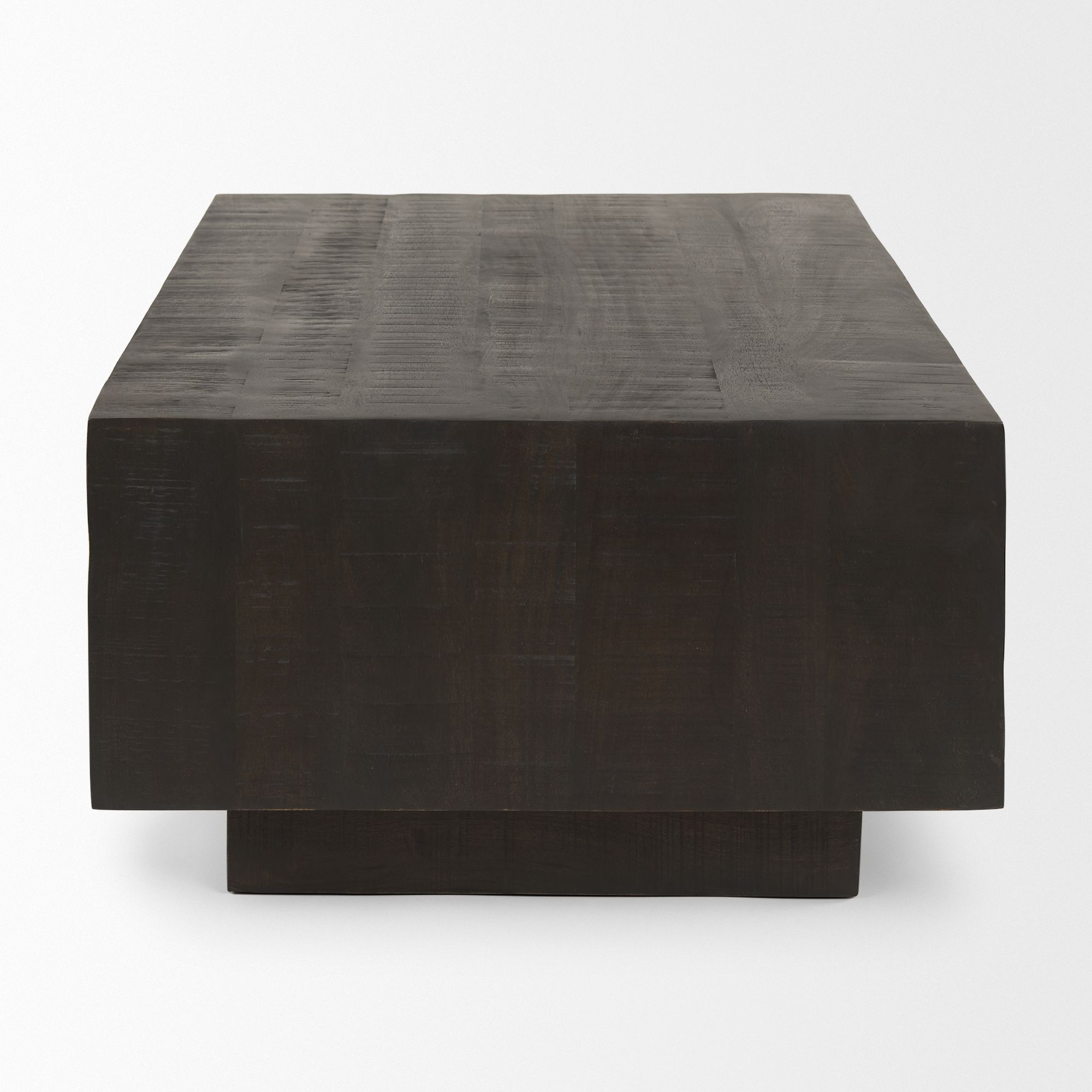 Mercana Hayden 28" Rectangular Coffee Table - Dark Brown, Wood