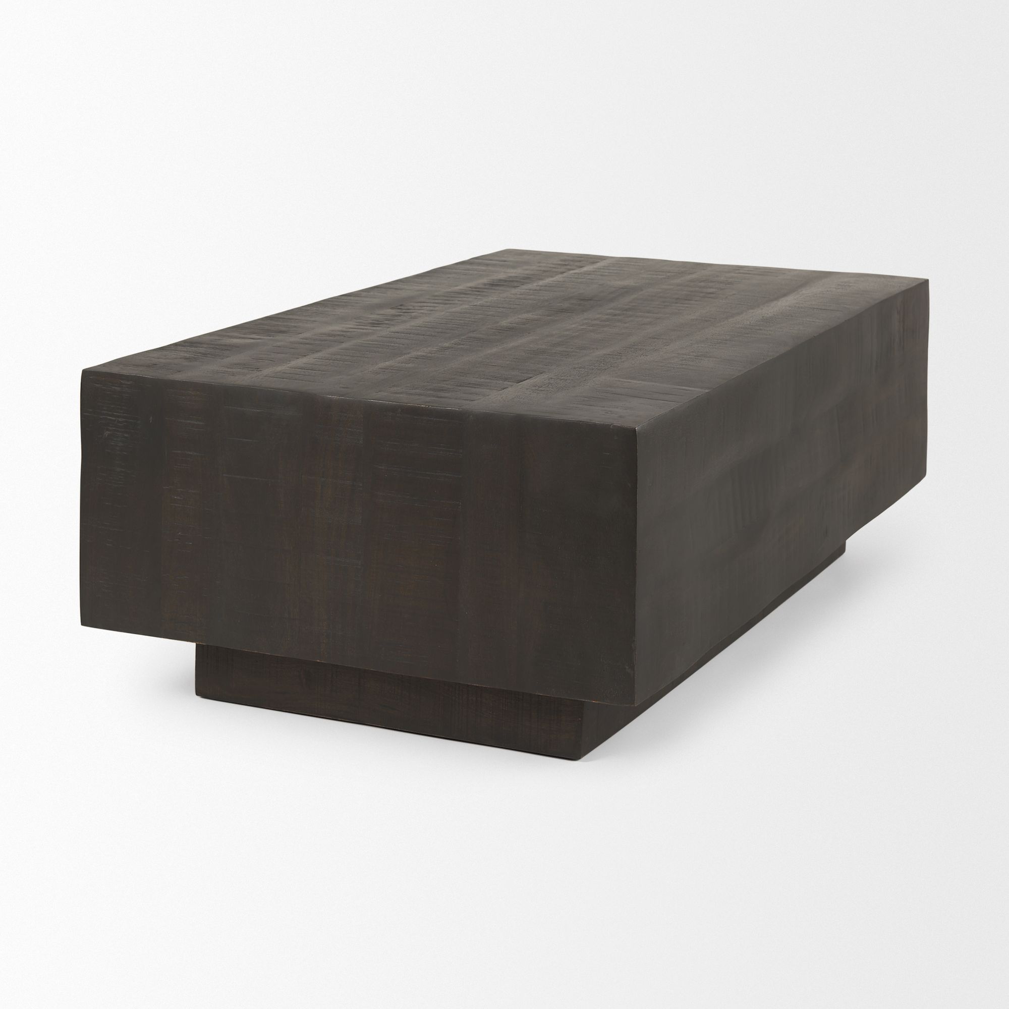 Mercana Hayden 28" Rectangular Coffee Table - Dark Brown, Wood