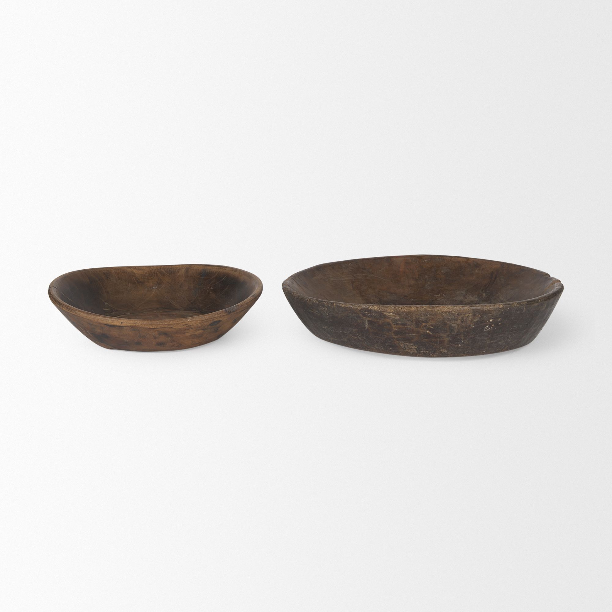 Mercana - Nikita Light-Wash Reclaimed Wood Bowls (Set)