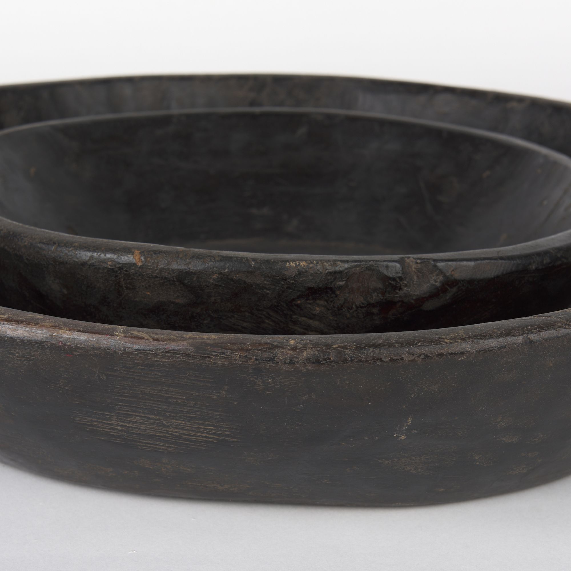 Mercana Nikita Reclaimed Wood Bowls (Set of 2) - Black