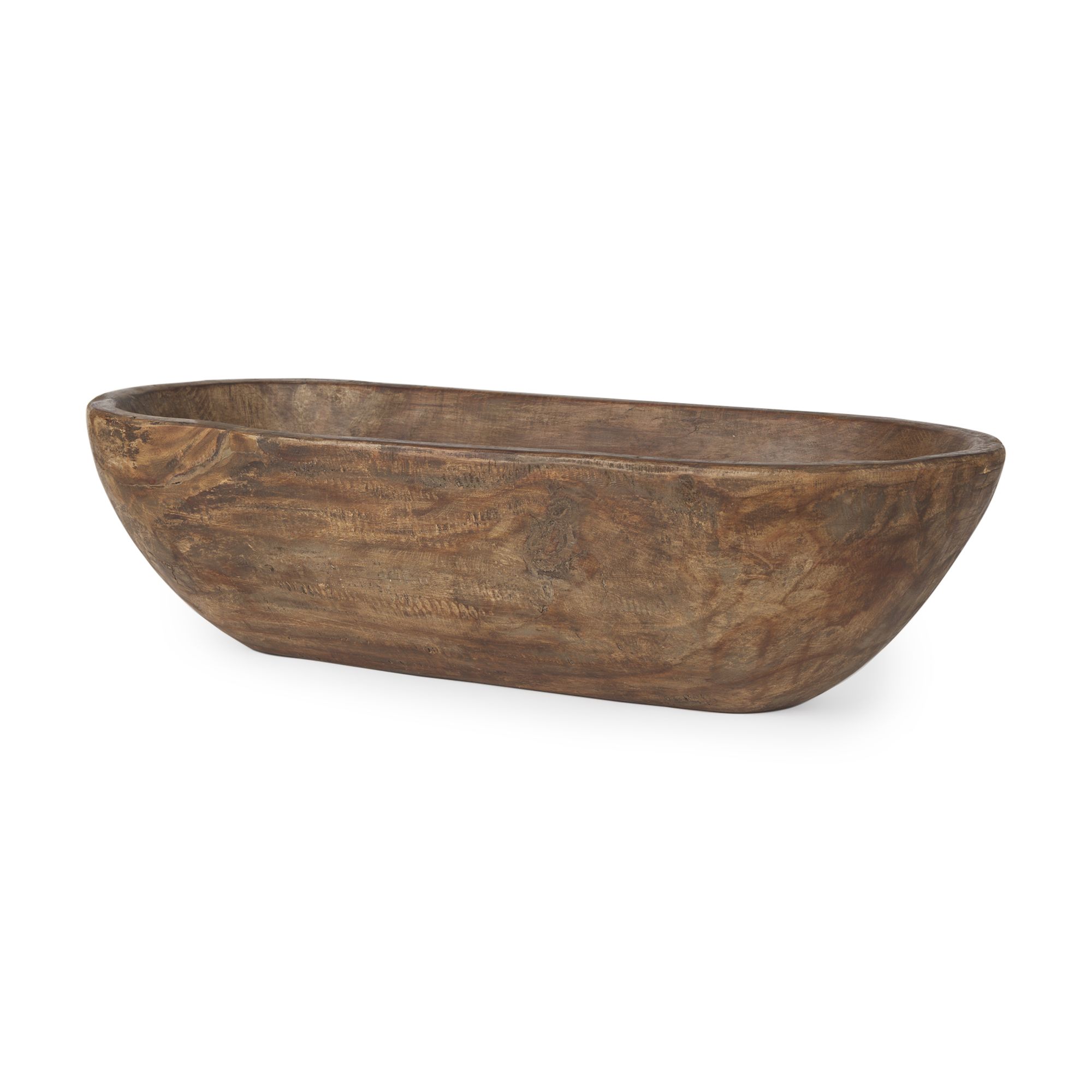 Mercana - Athena Oblong Reclaimed Wood Bowl