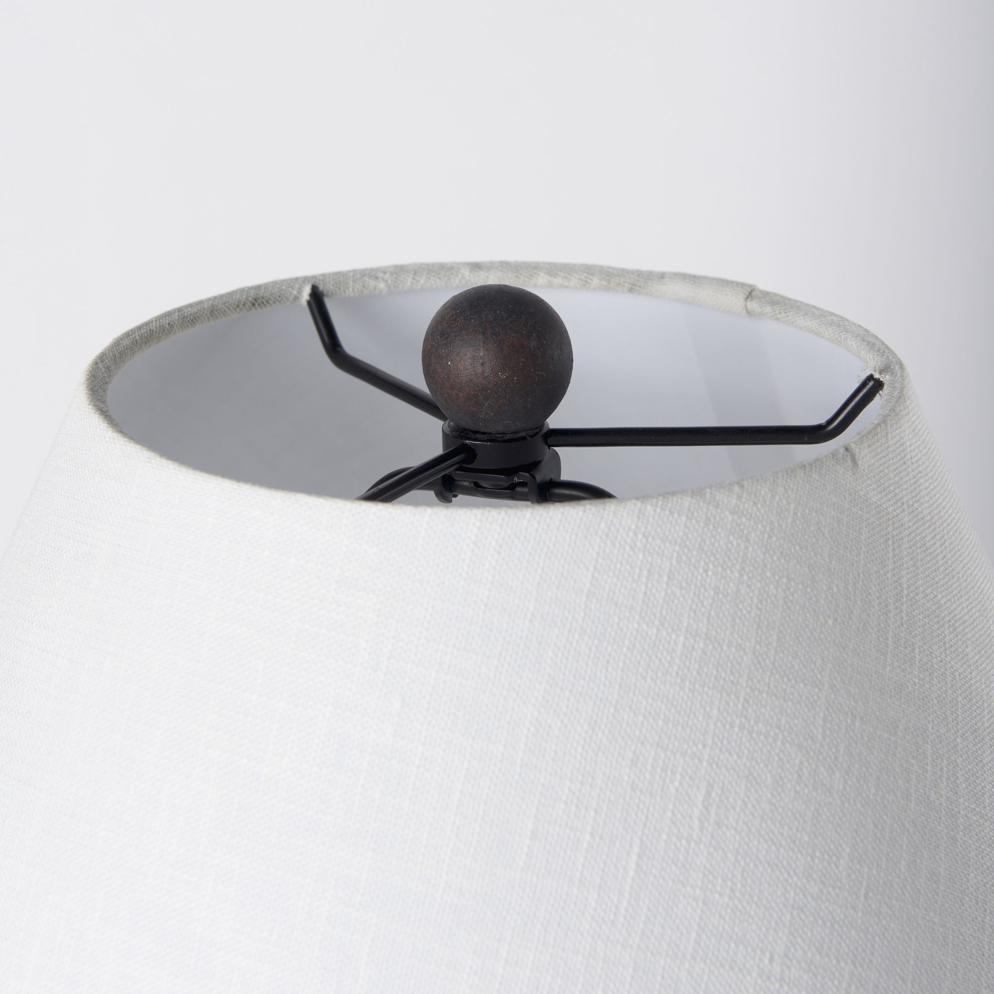 Mercana Marvin Ceramic Table Lamp - Black