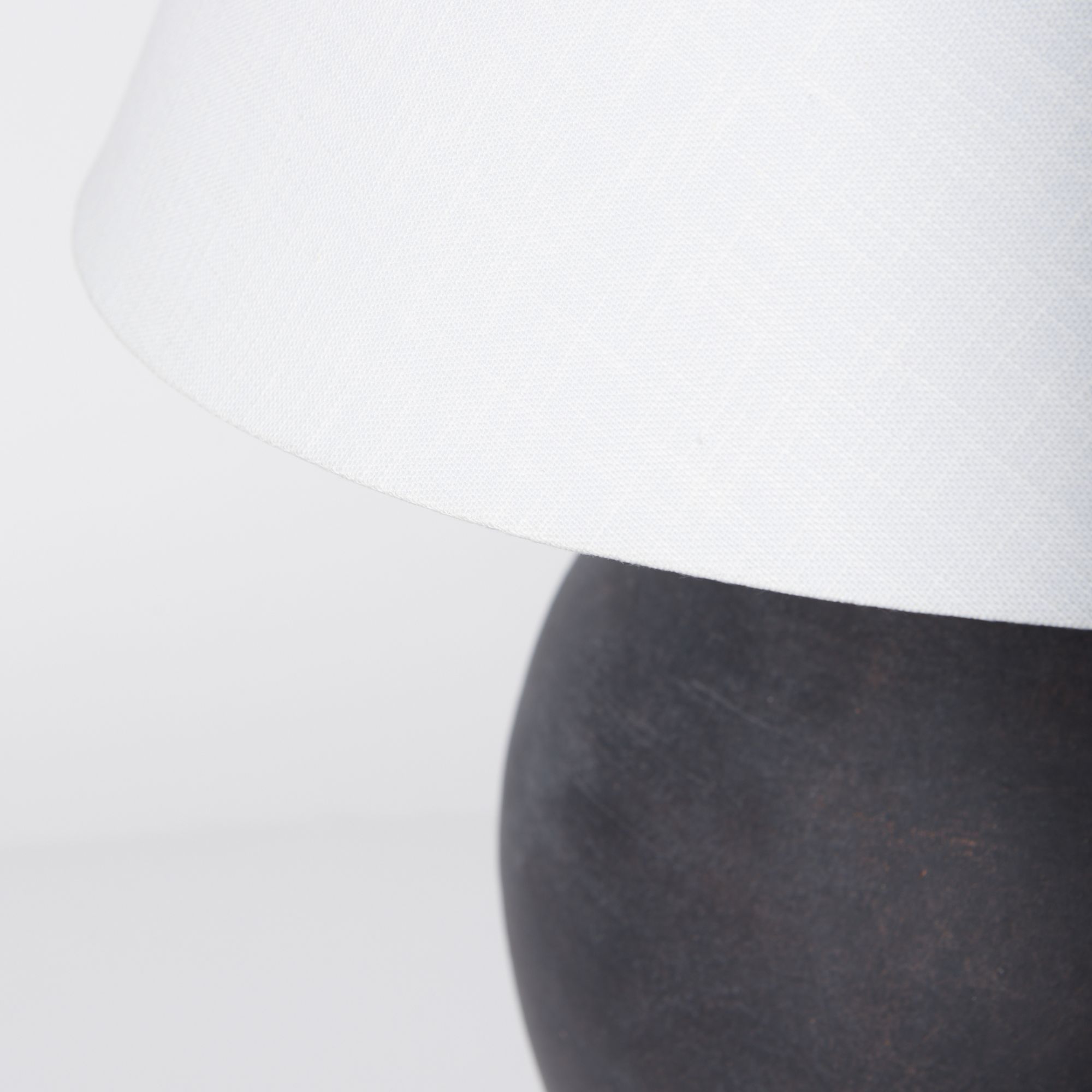 Mercana Marvin Ceramic Table Lamp - Black