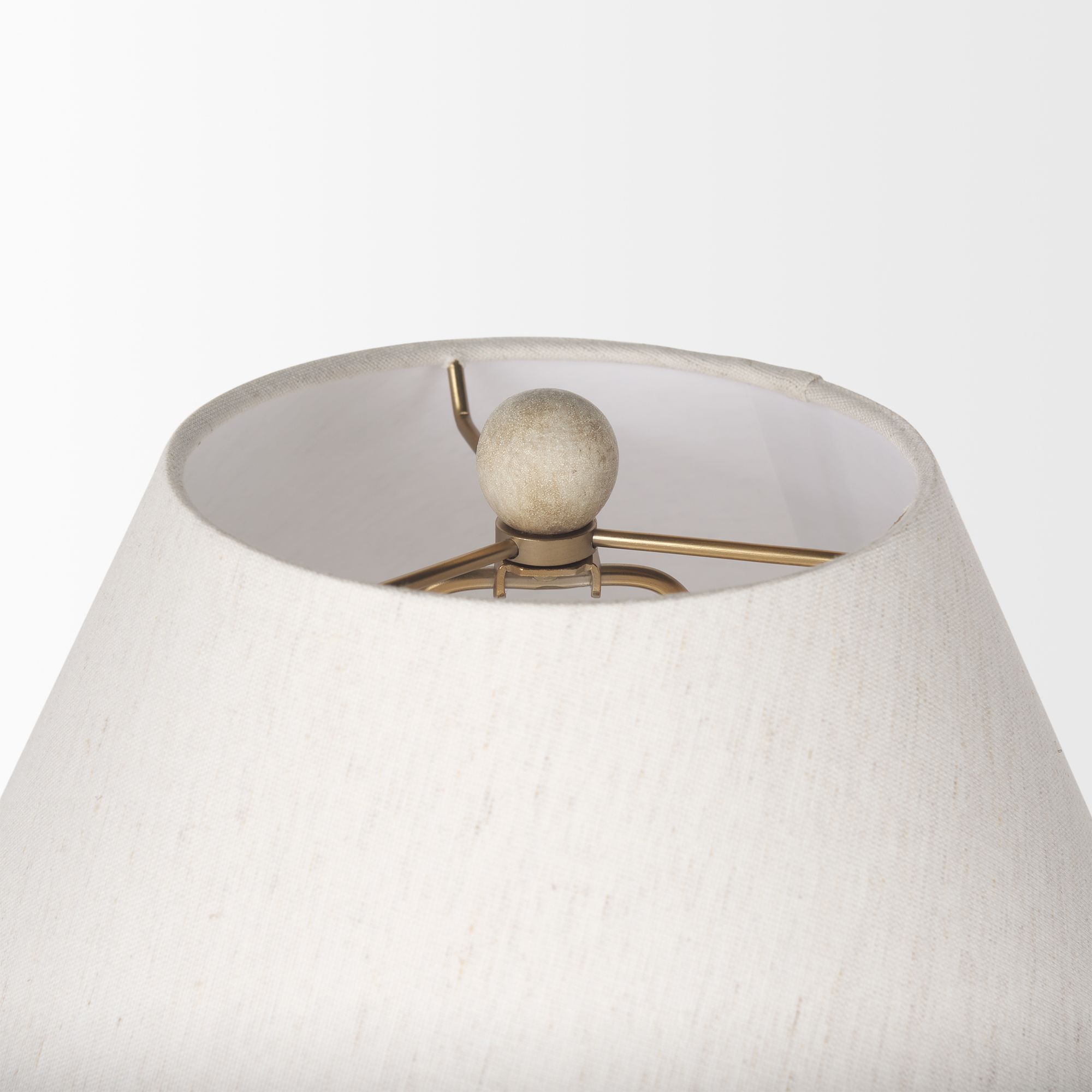 Mercana Marvin Ceramic Table Lamp - Taupe