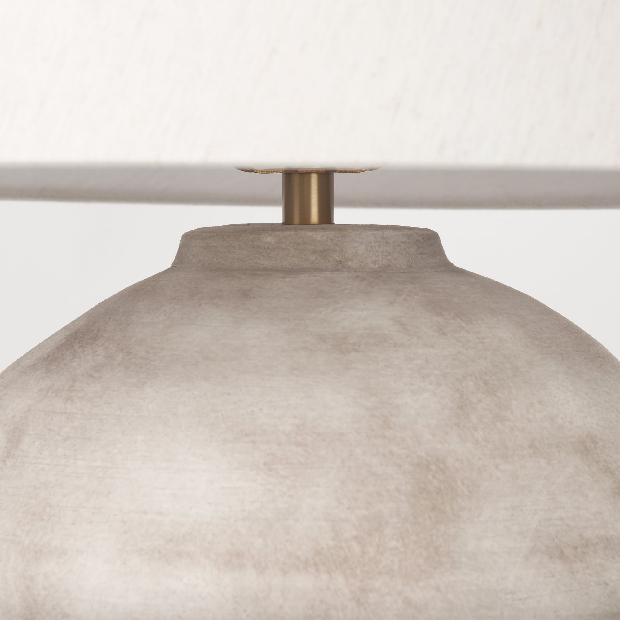 Mercana Marvin Ceramic Table Lamp - Taupe