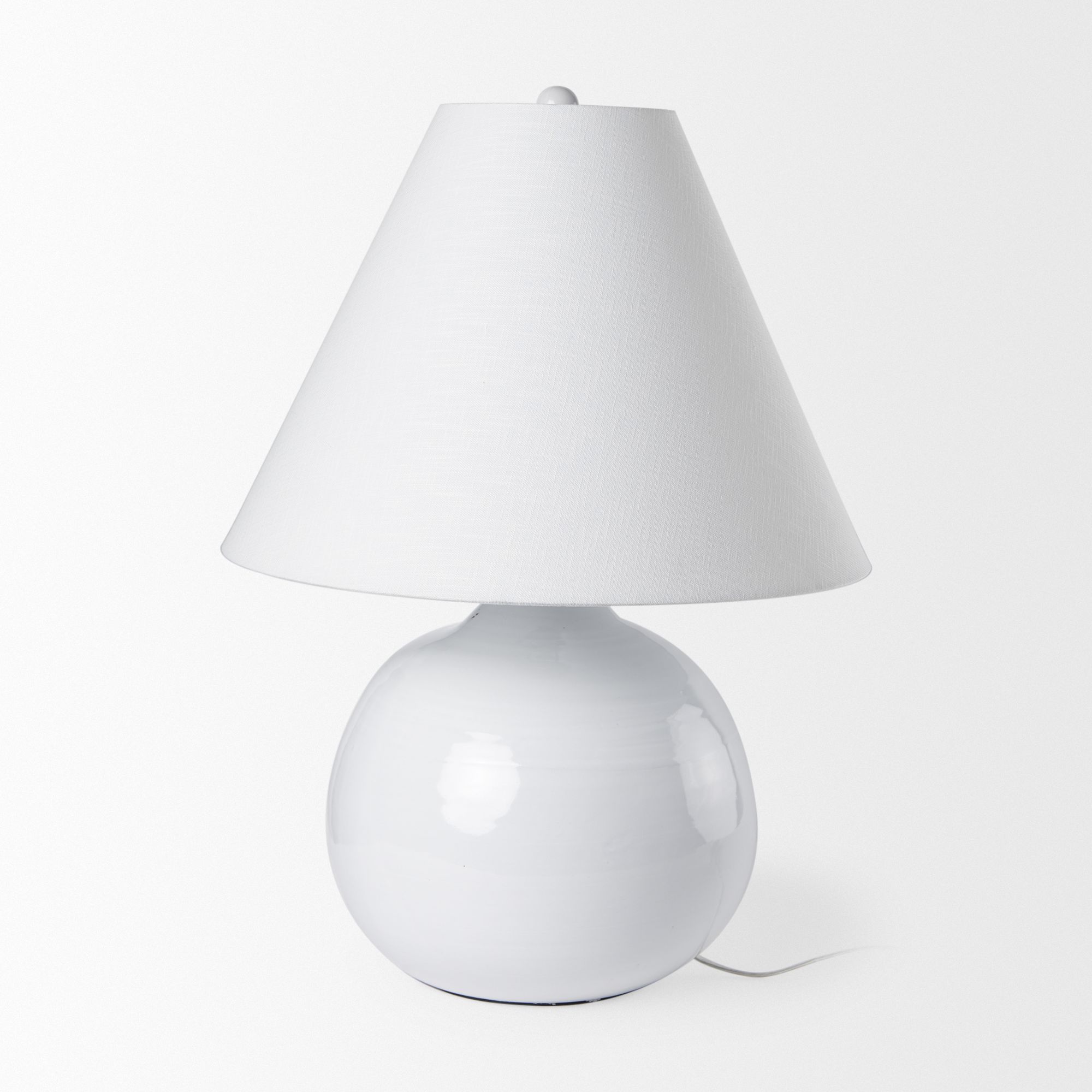 Mercana Mehdi Ceramic Table Lamp - White