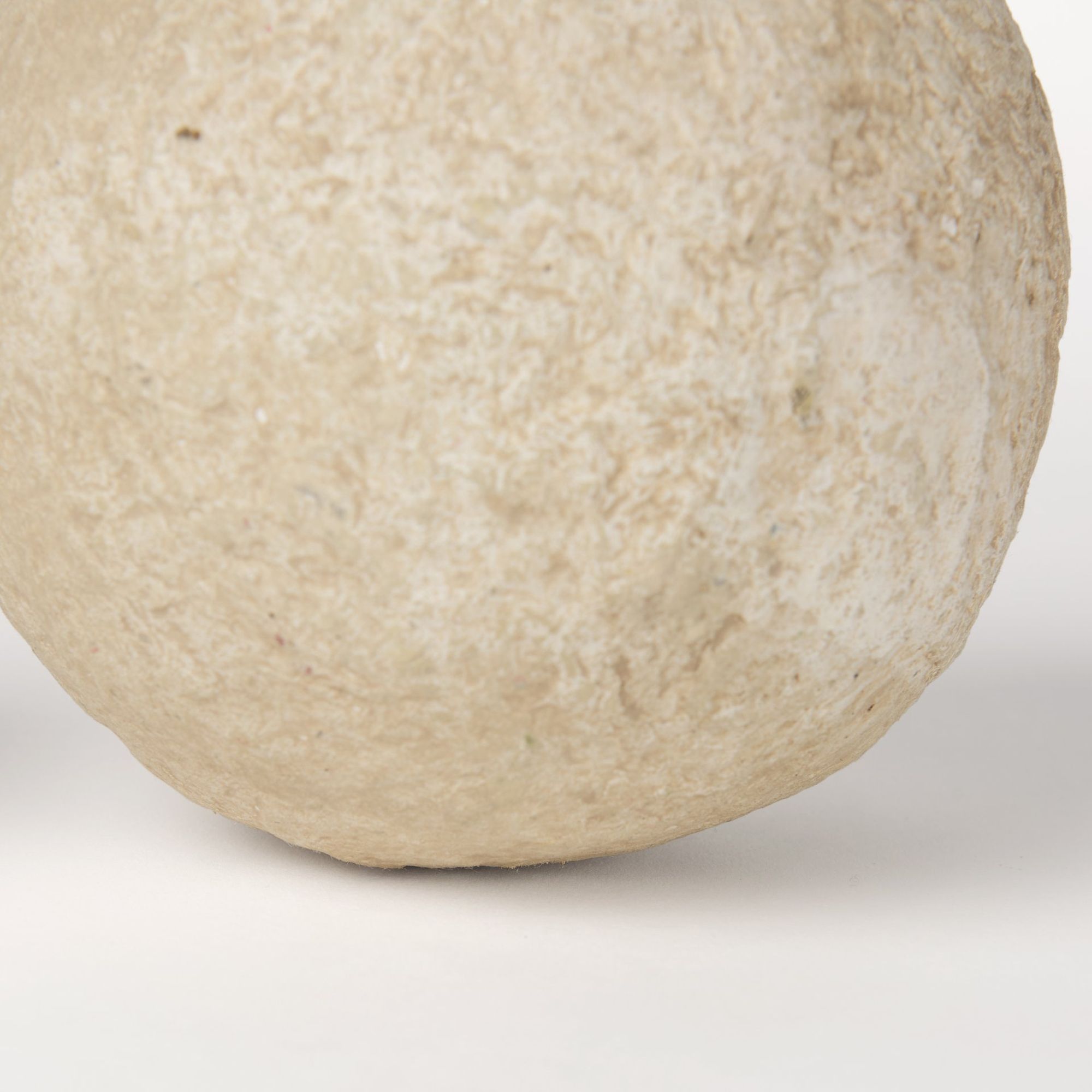 Mercana Sunita Paper Mache Orbs (Set of 3) - Beige