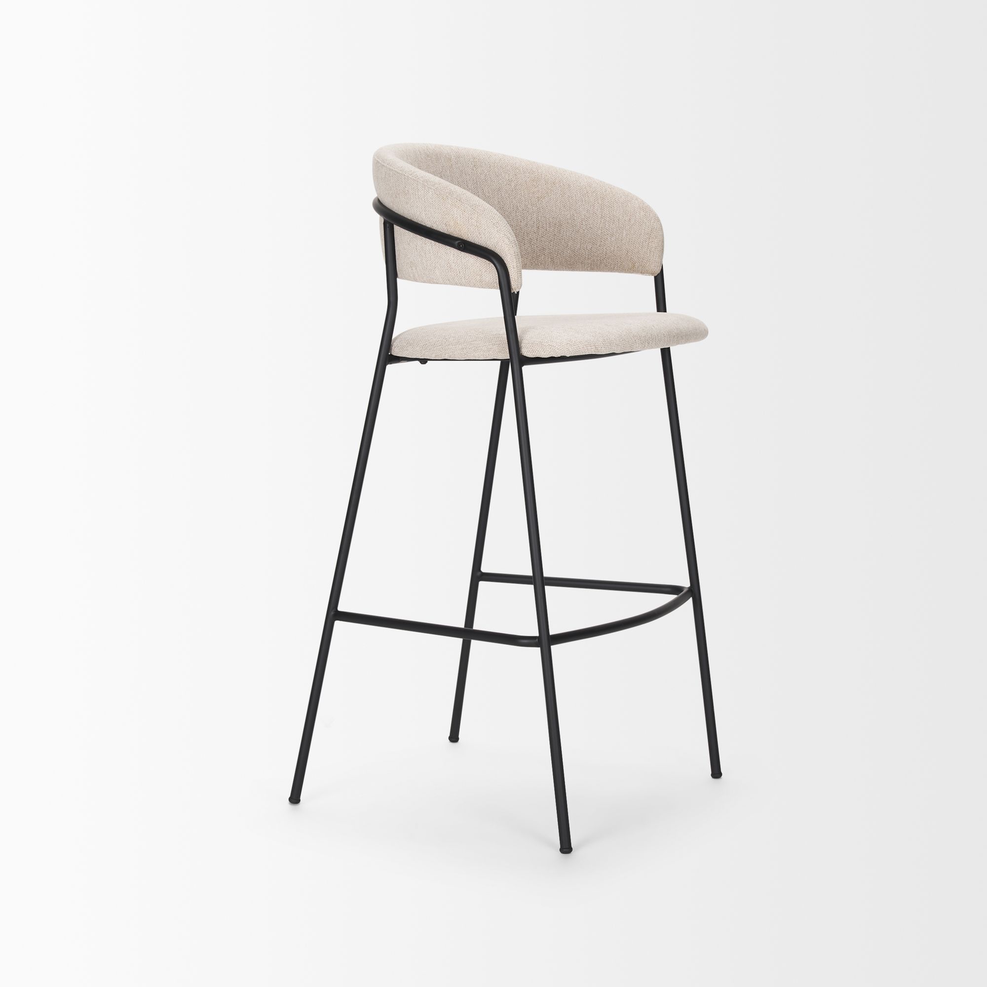 Mercana Carolyn 40" Counter Stool - Oatmeal