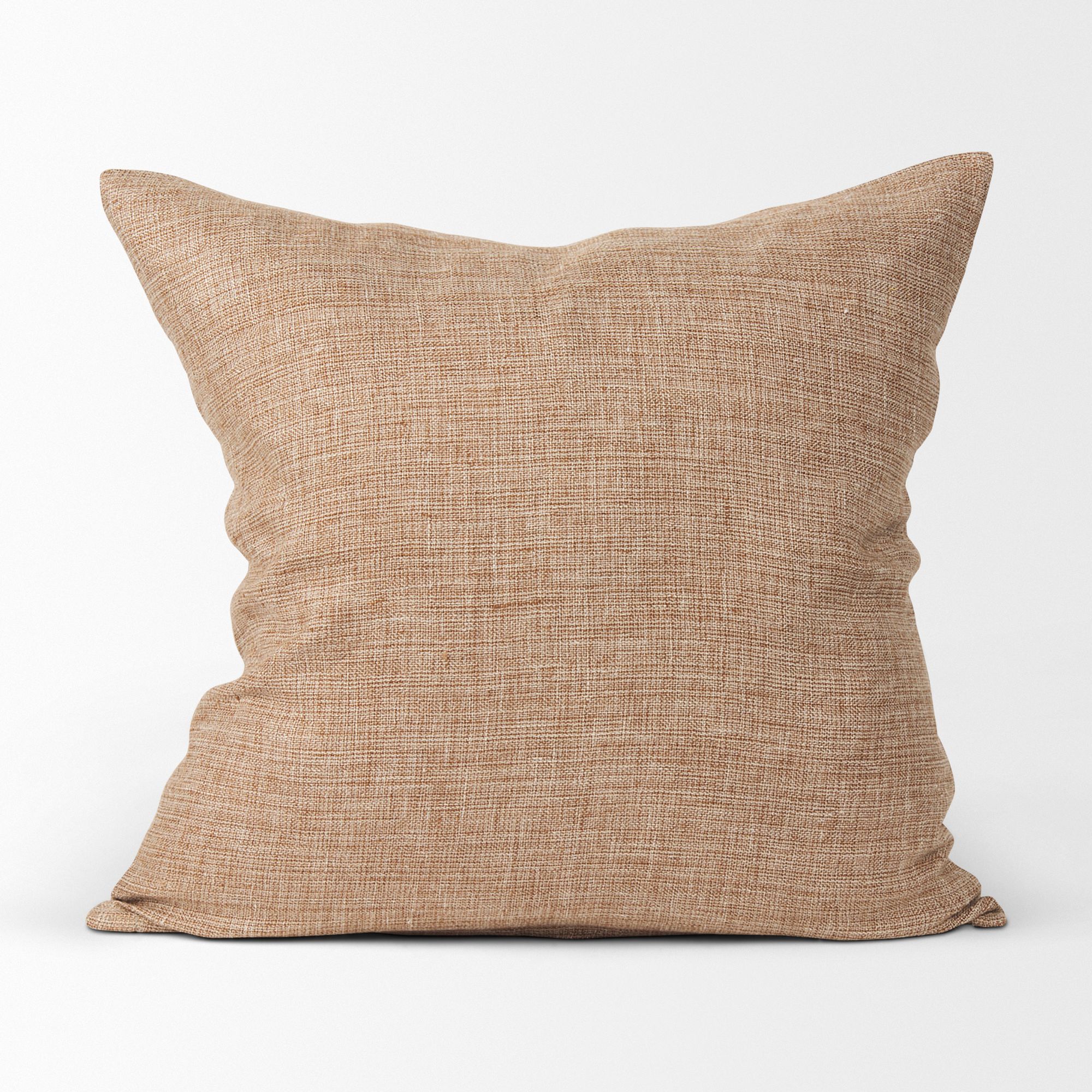 Mercana Jacklyn Linen Square Decorative Pillow Cover - Brown, Square