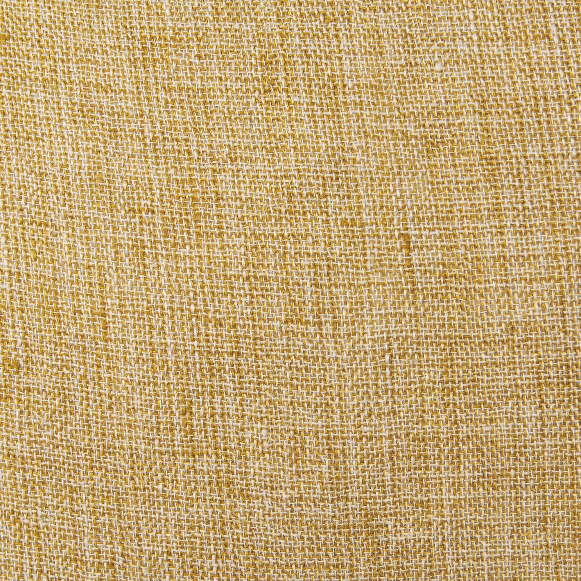 Mercana Jacklyn Linen Square Decorative Pillow Cover - Mustard, Square