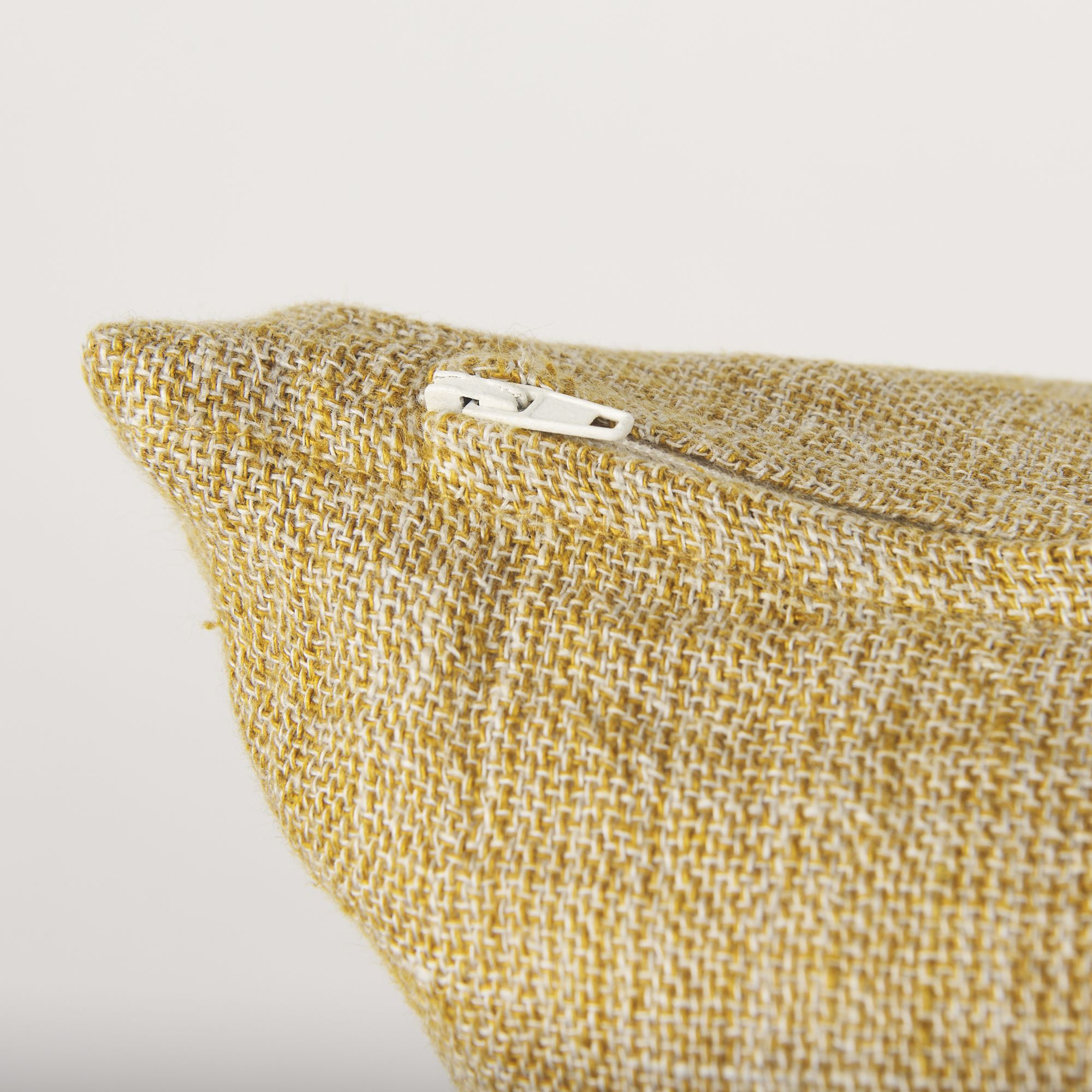 Mercana Jacklyn Linen Square Decorative Pillow Cover - Mustard, Square