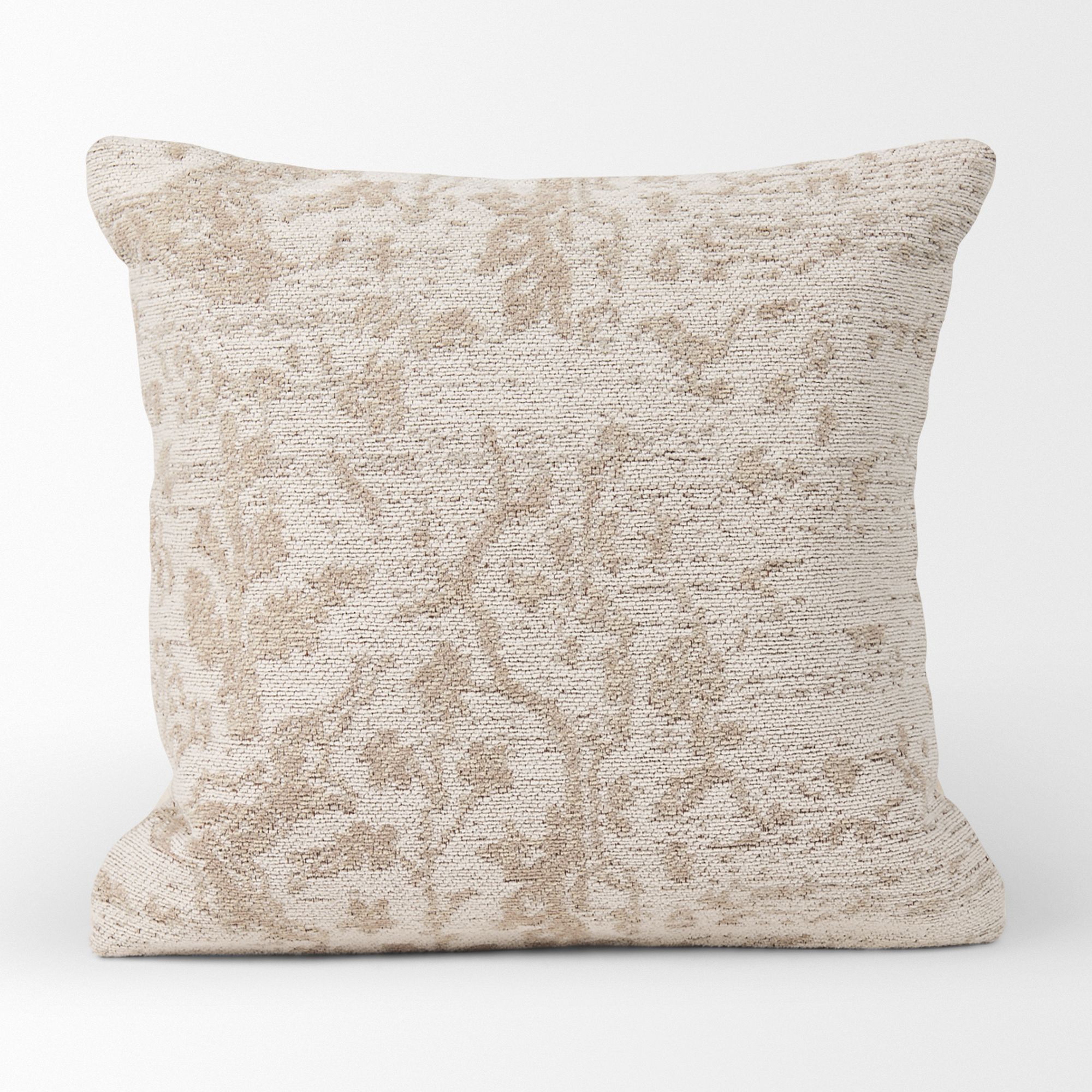 Mercana Khloe Square Pillow Cover - Cream/Beige