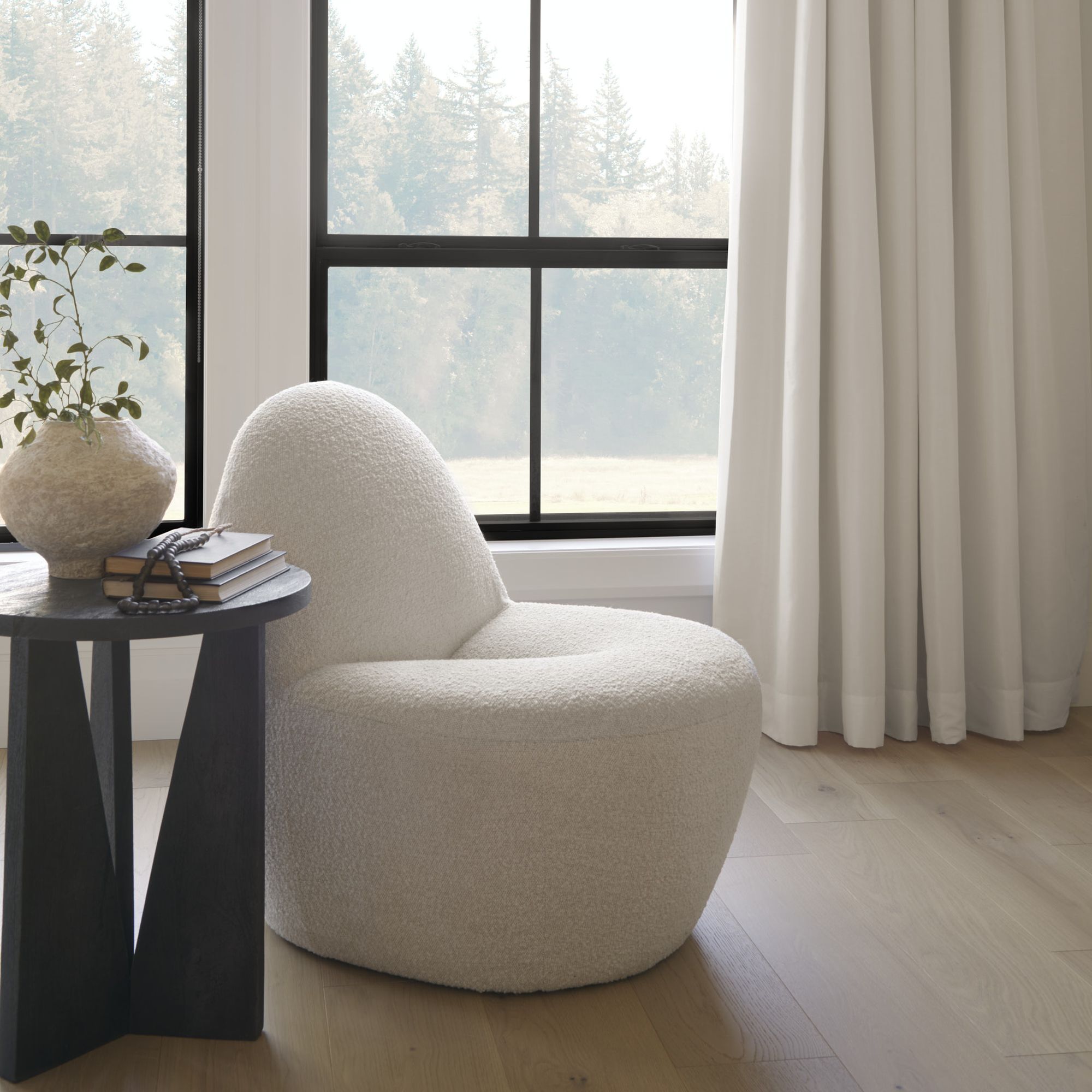 Mercana Beverly Accent Chair - Cream