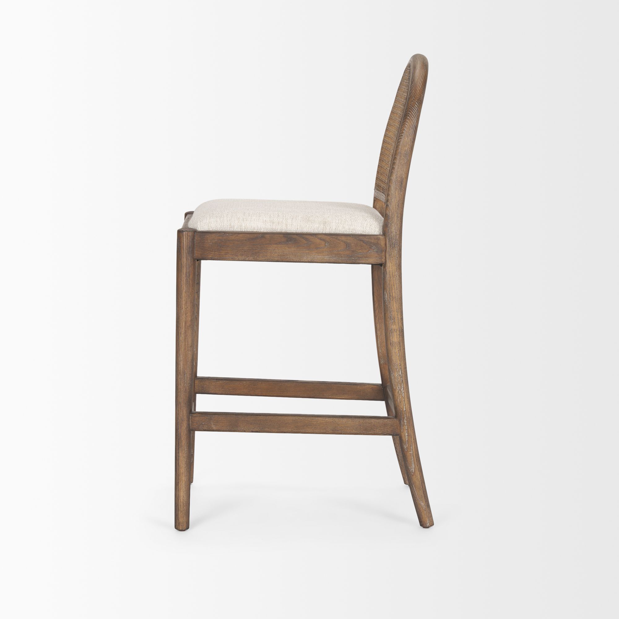 Mercana - Elle Counter Stool in Brown, Wood