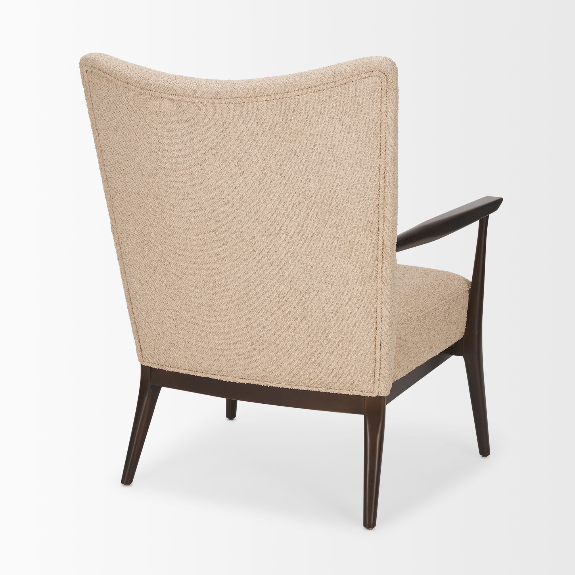 Mercana - Argent Accent Chair in Beige, Boucle