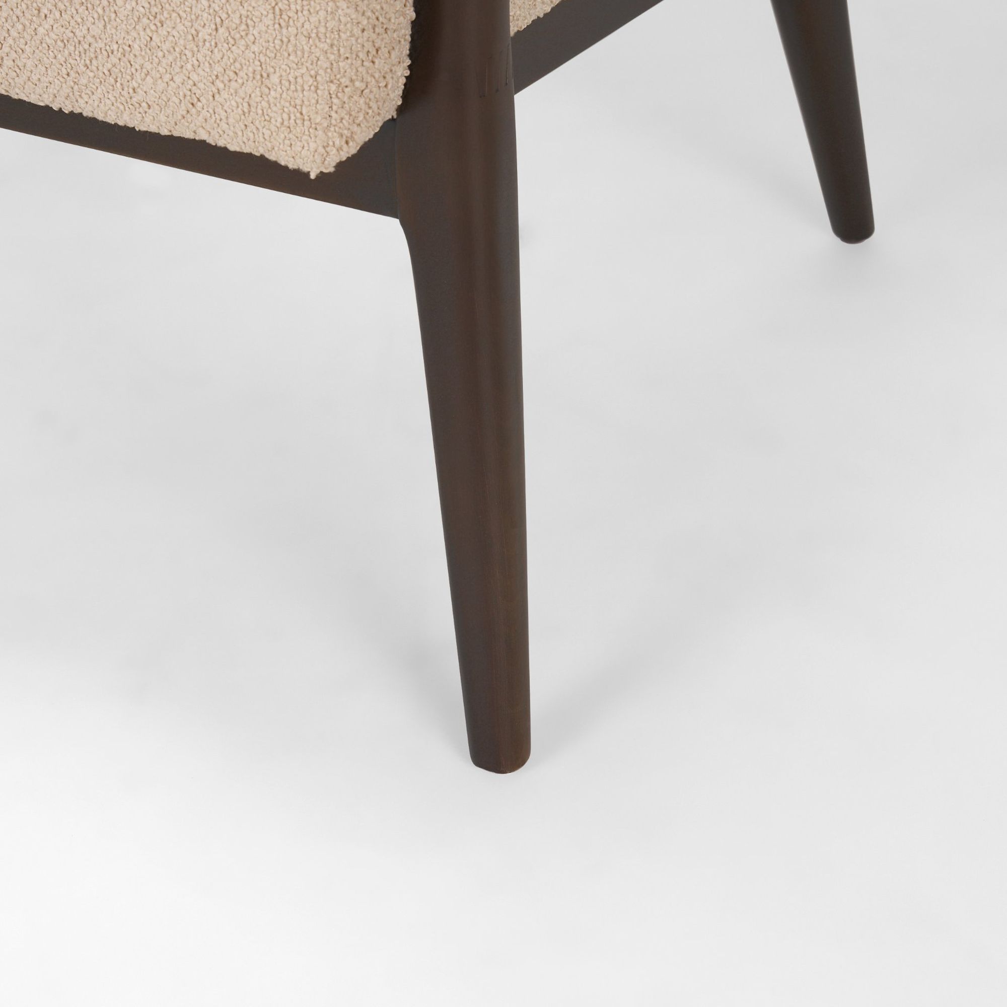 Mercana - Argent Accent Chair in Beige, Boucle