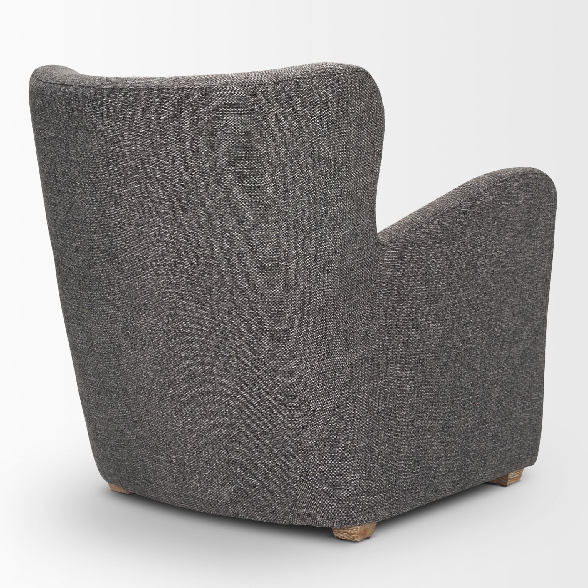 Mercana - Dunstan Accent Chair in Gray, Twill Fabric