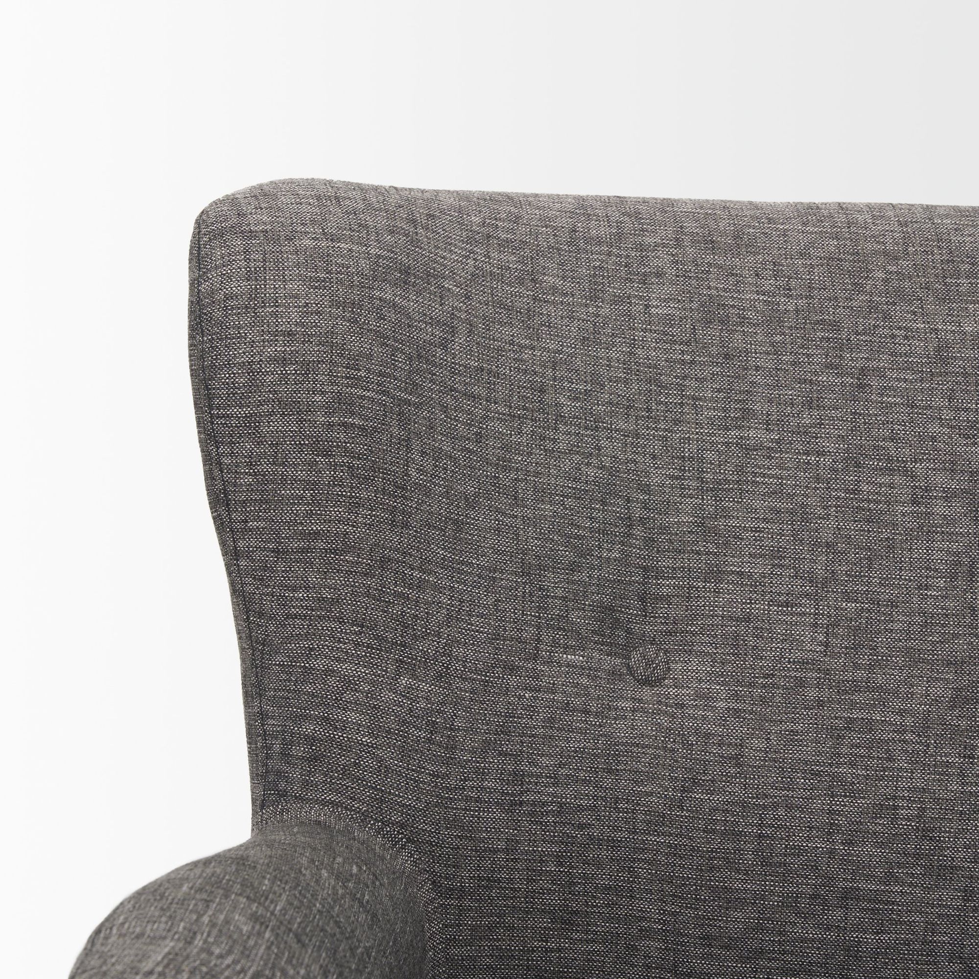 Mercana - Dunstan Accent Chair in Gray, Twill Fabric