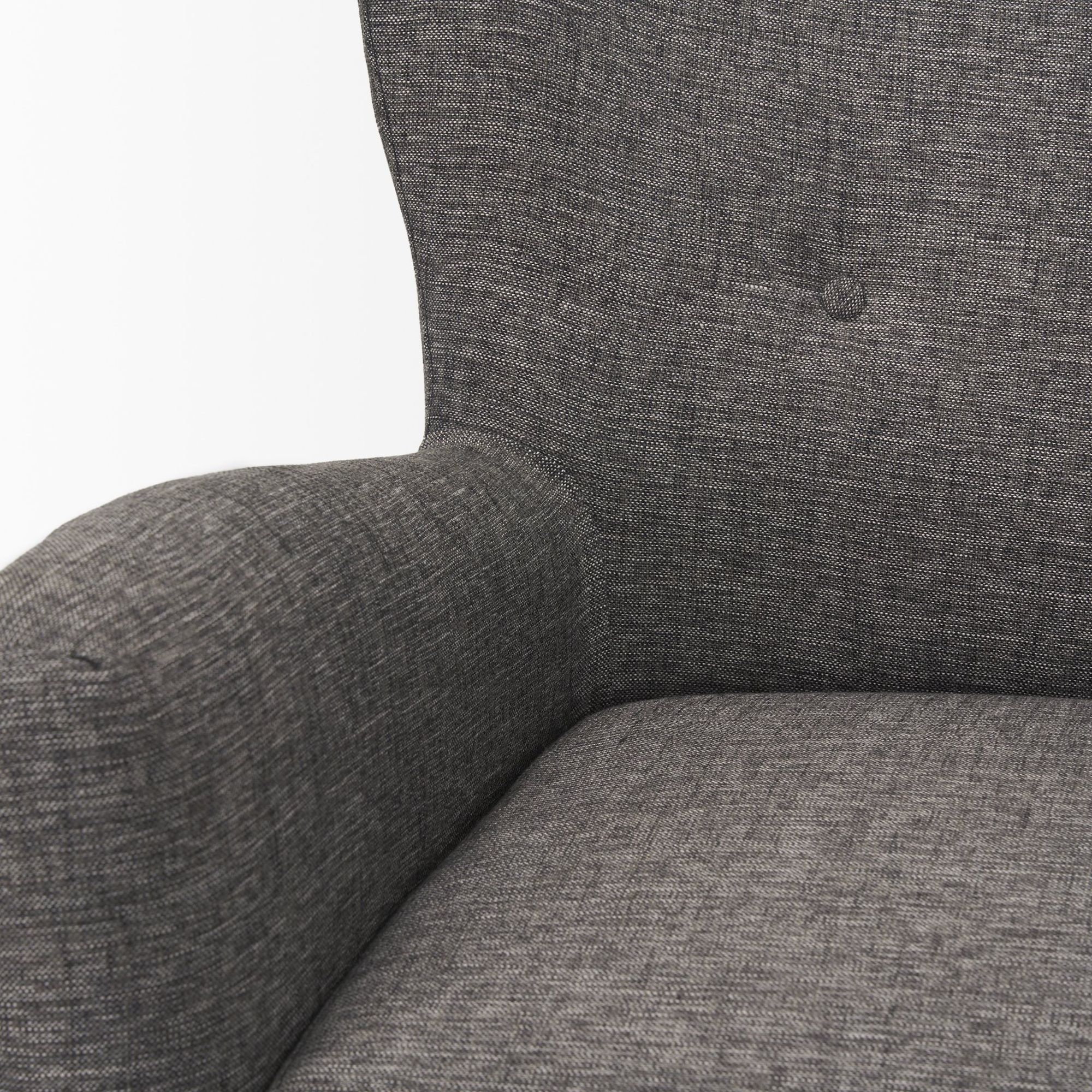 Mercana - Dunstan Accent Chair in Gray, Twill Fabric