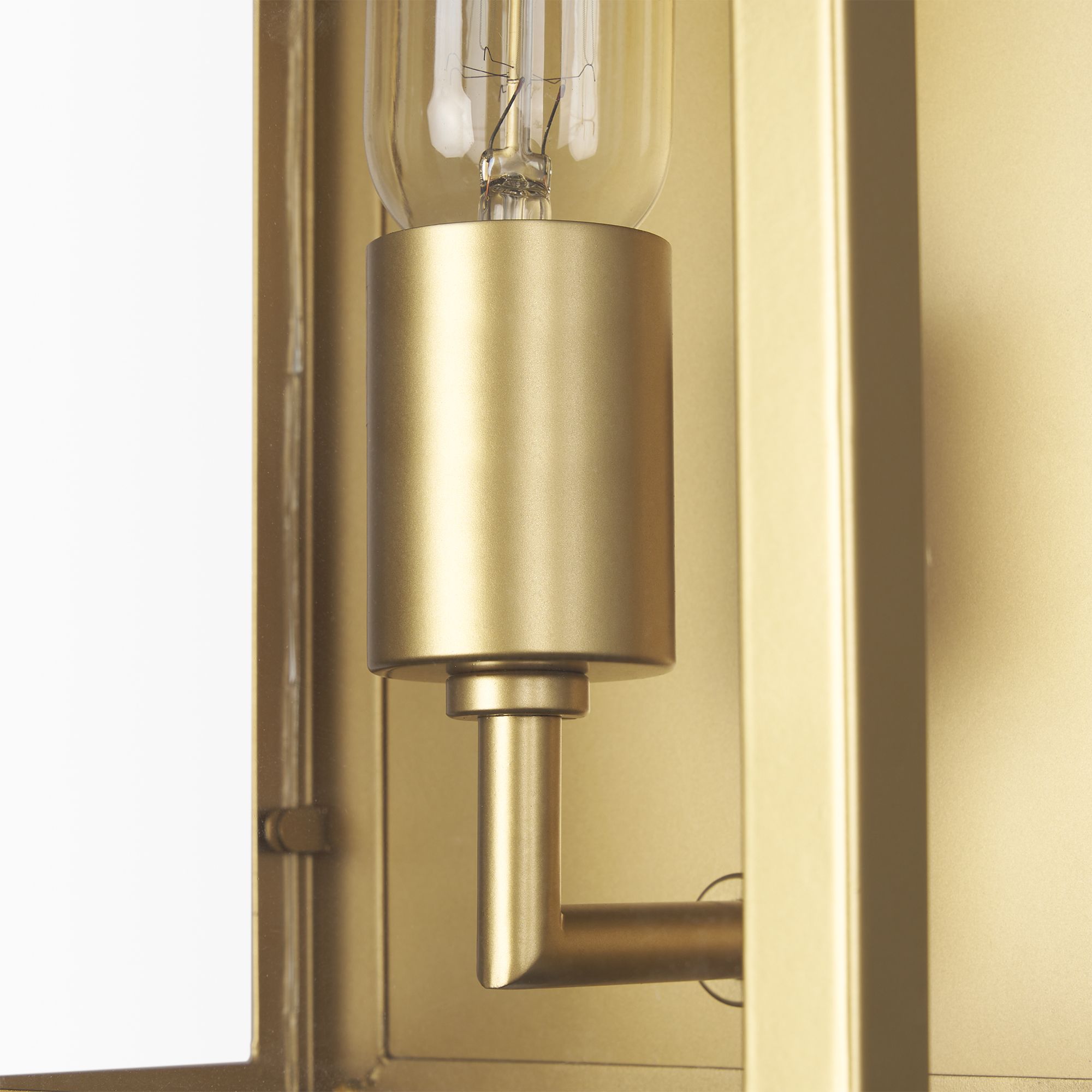 Mercana Cairn 1-Light Wall Sconce with Glass - Gold