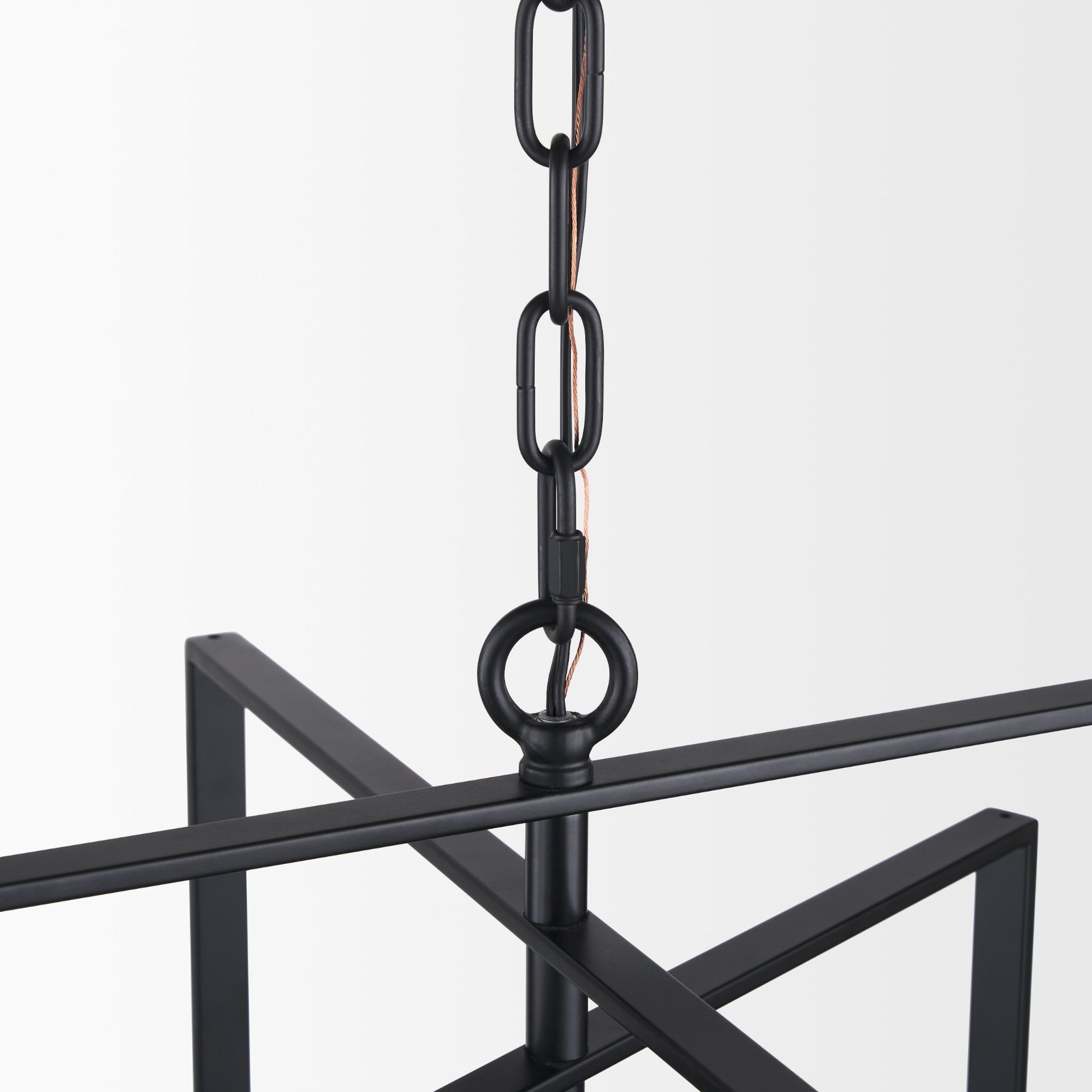 Mercana Colleen 4 Light Chandelier - Black