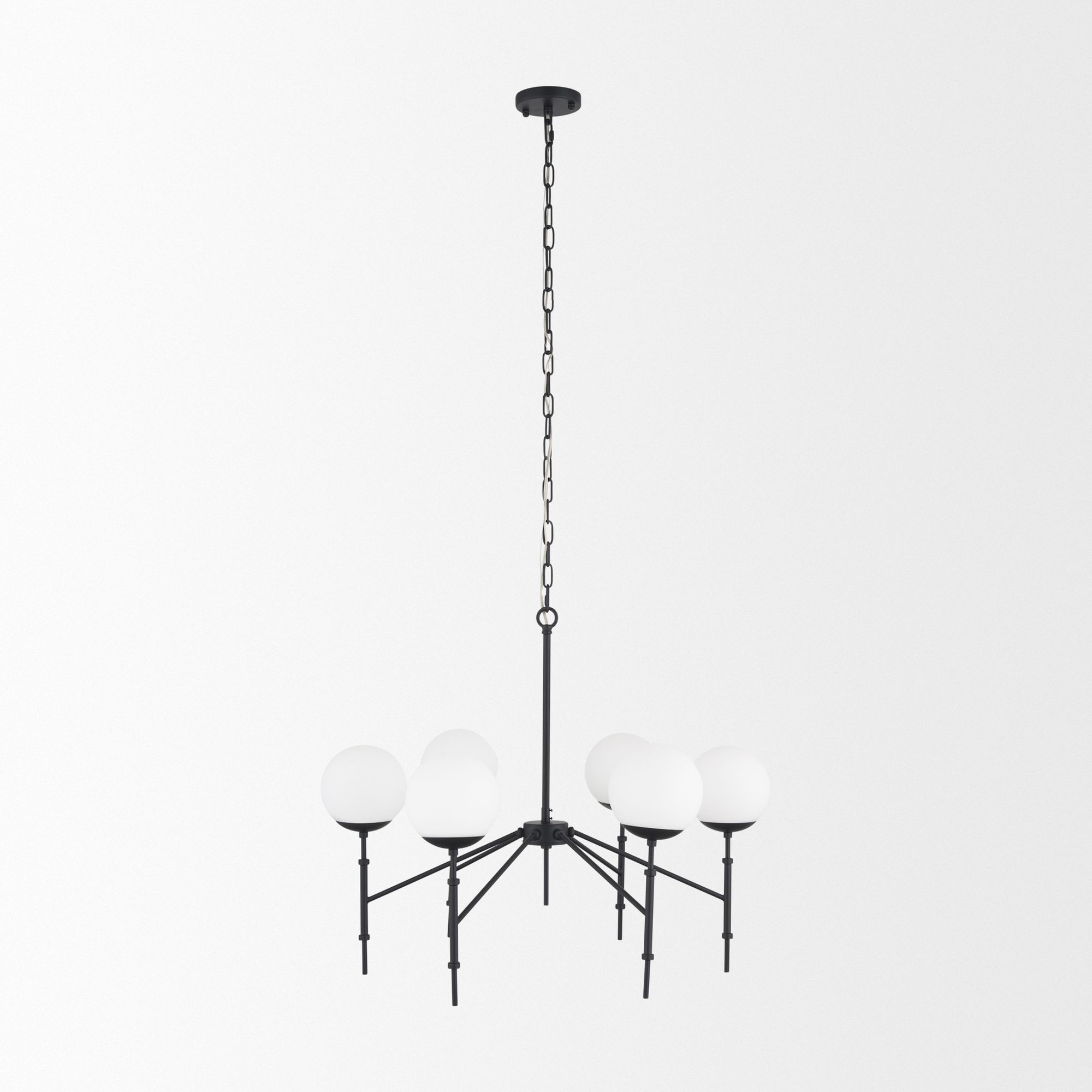 Mercana Edie 6 Light Chandelier - Black