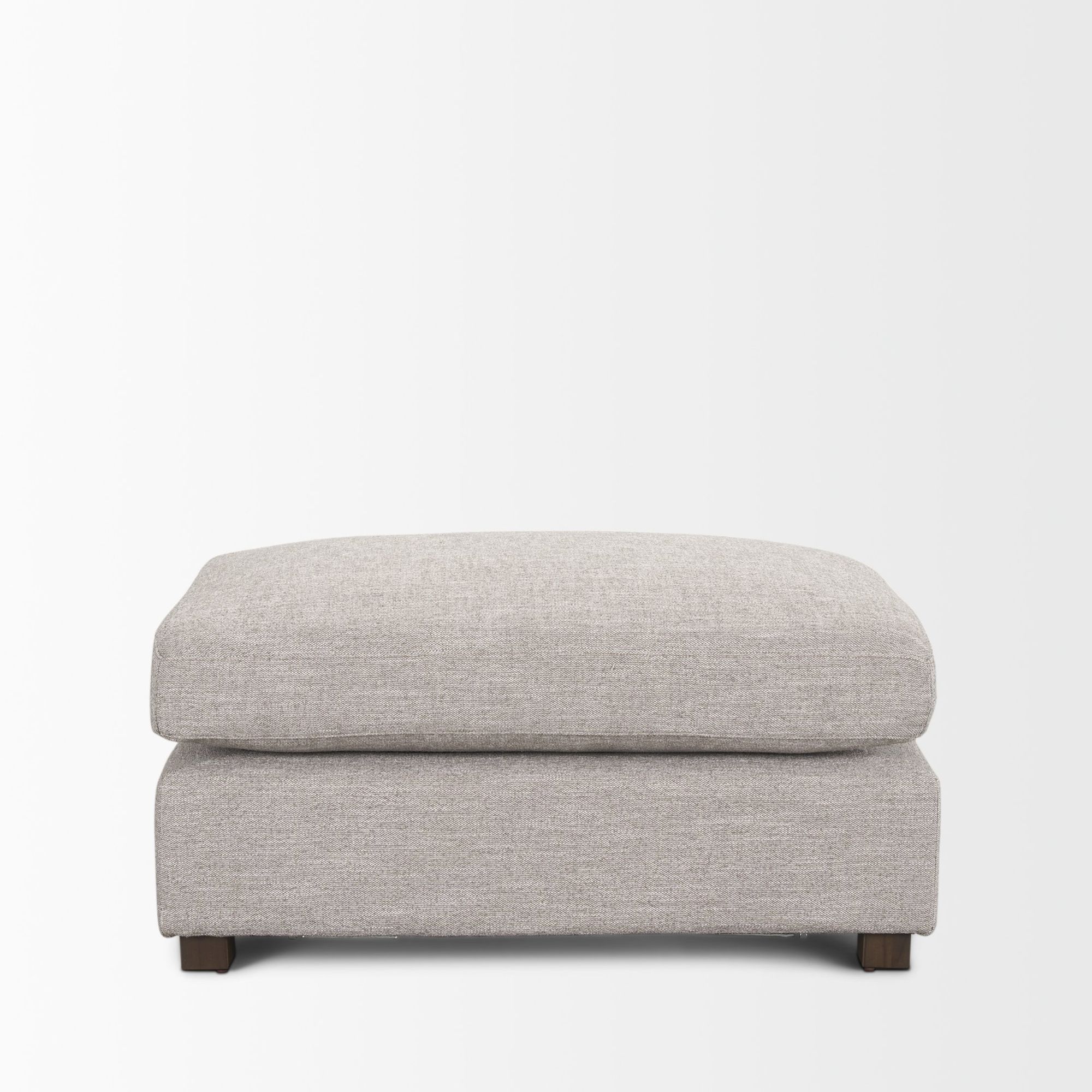 Mercana Halston Small Ottoman Sofa Elements - Light Gray, Performance Fabric