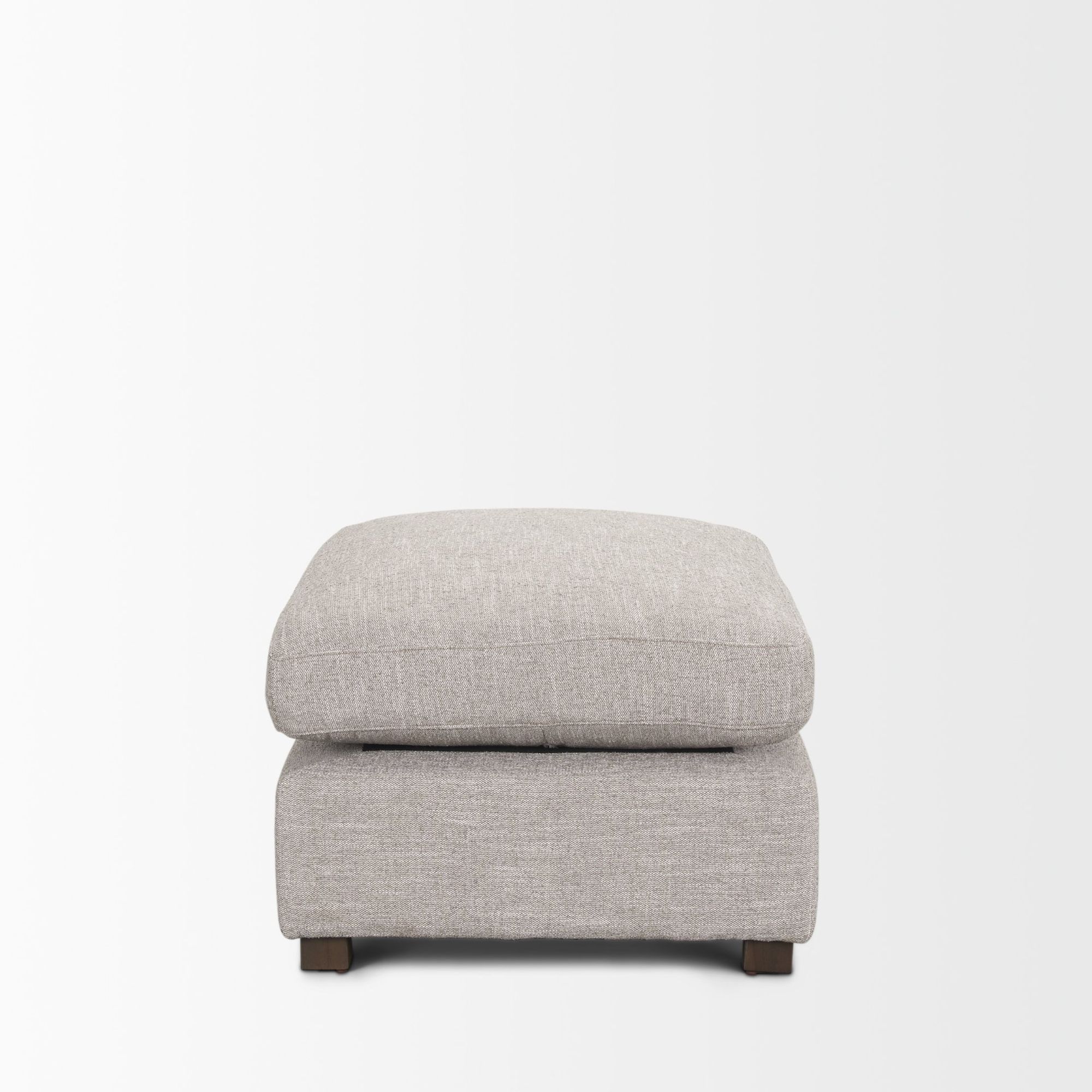 Mercana Halston Small Ottoman Sofa Elements - Light Gray, Performance Fabric