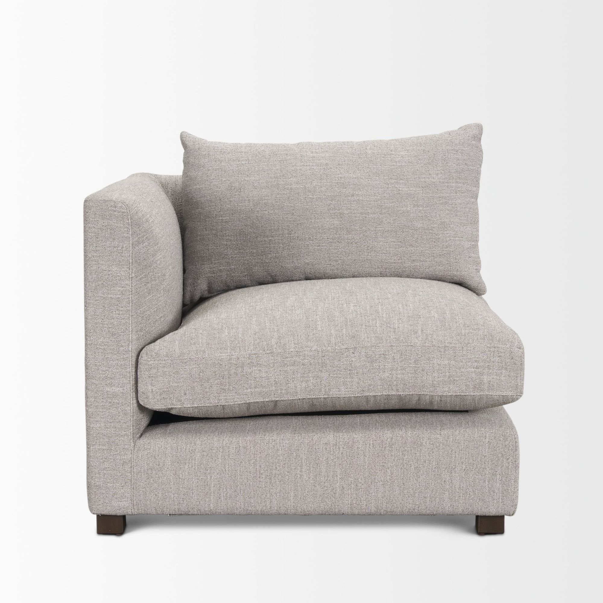 Mercana Halston Left Arm Sofa Elements - Light Gray, Performance Fabric