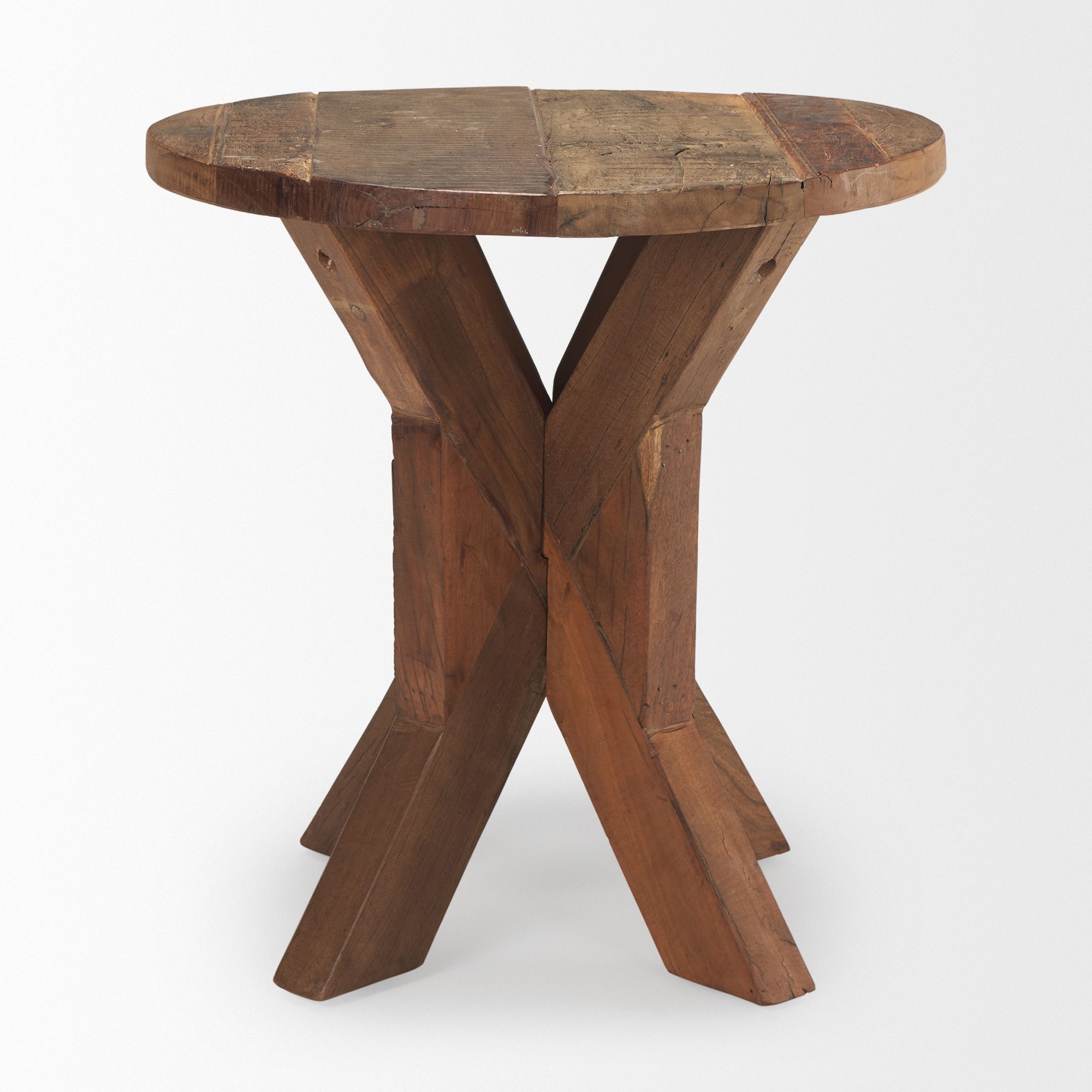 Mercana - Heidi Reclaimed Brown Wooden End Table