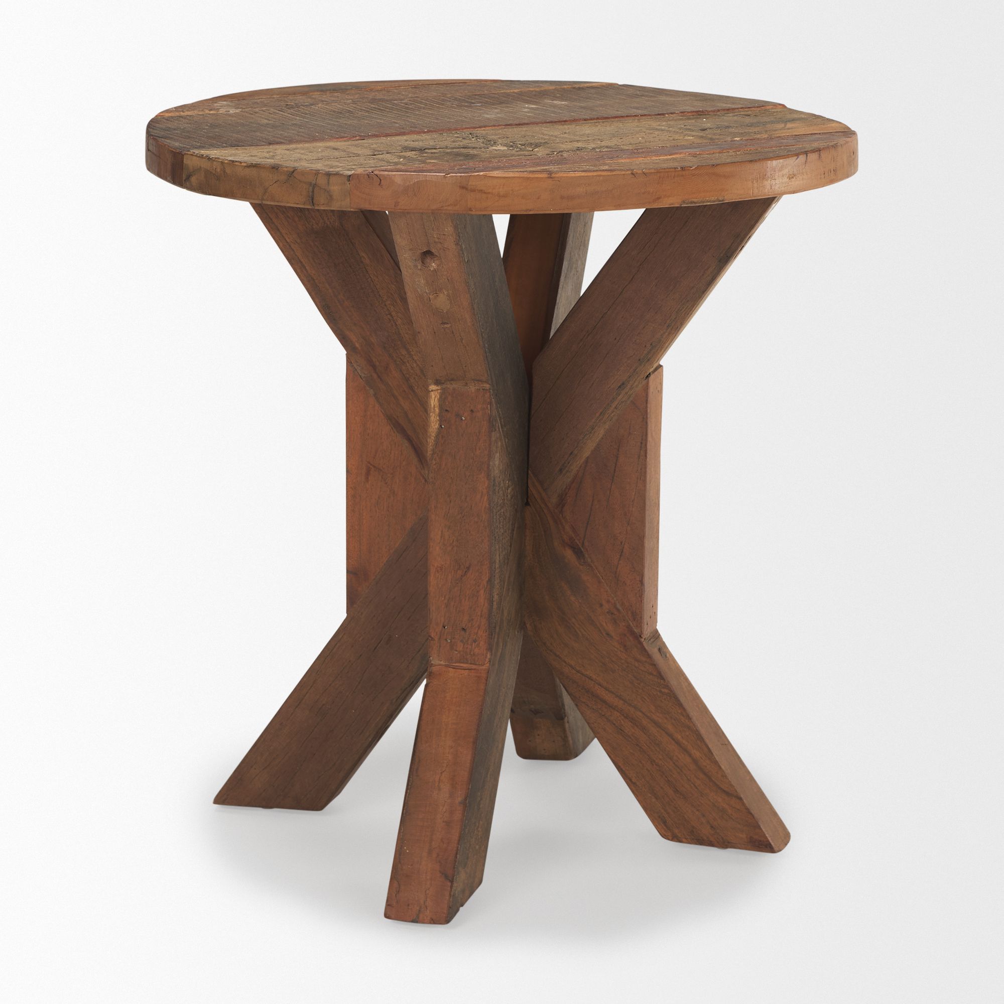 Mercana - Heidi Reclaimed Brown Wooden End Table