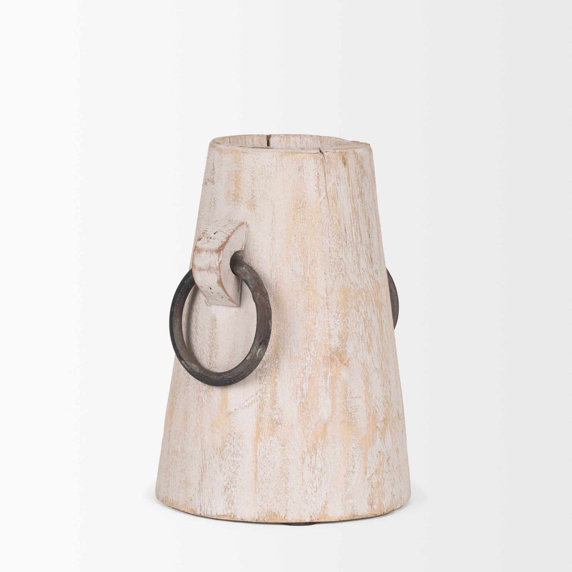 Mercana Monique Pot with Handles Wood - Light Brown, Small