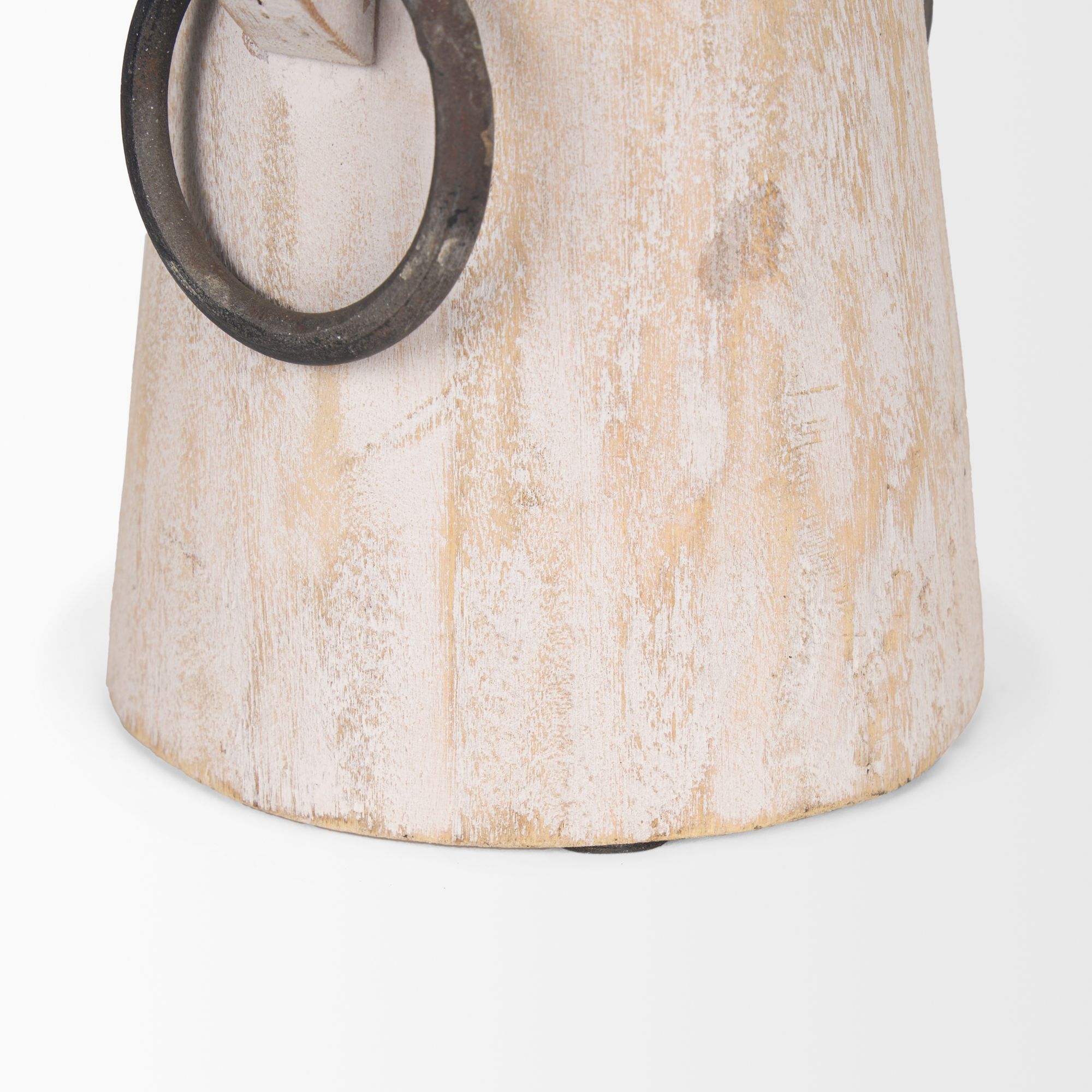 Mercana Monique Pot with Handles Wood - Light Brown, Small