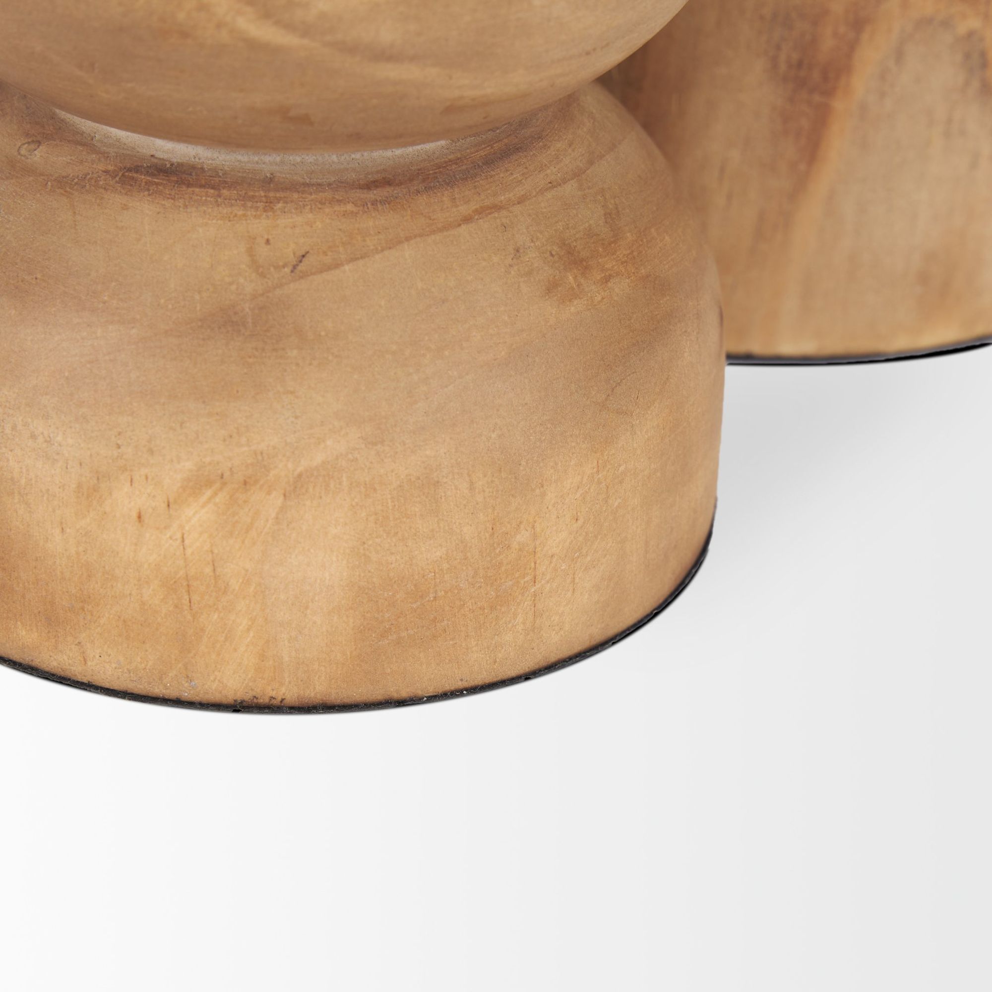 Mercana - Aleena Wooden Candle Holder (Set of 2)