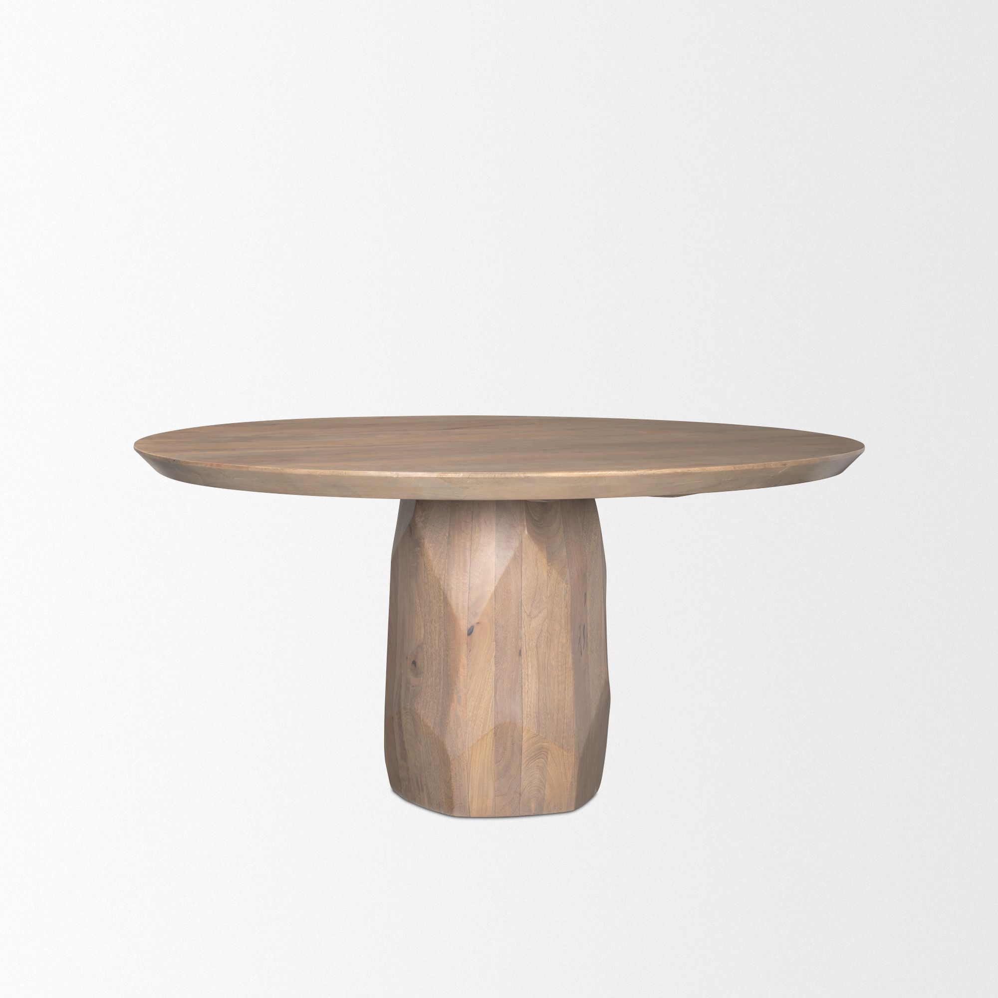 Mercana Fitzgerald Dining Table - Light Brown, Wood