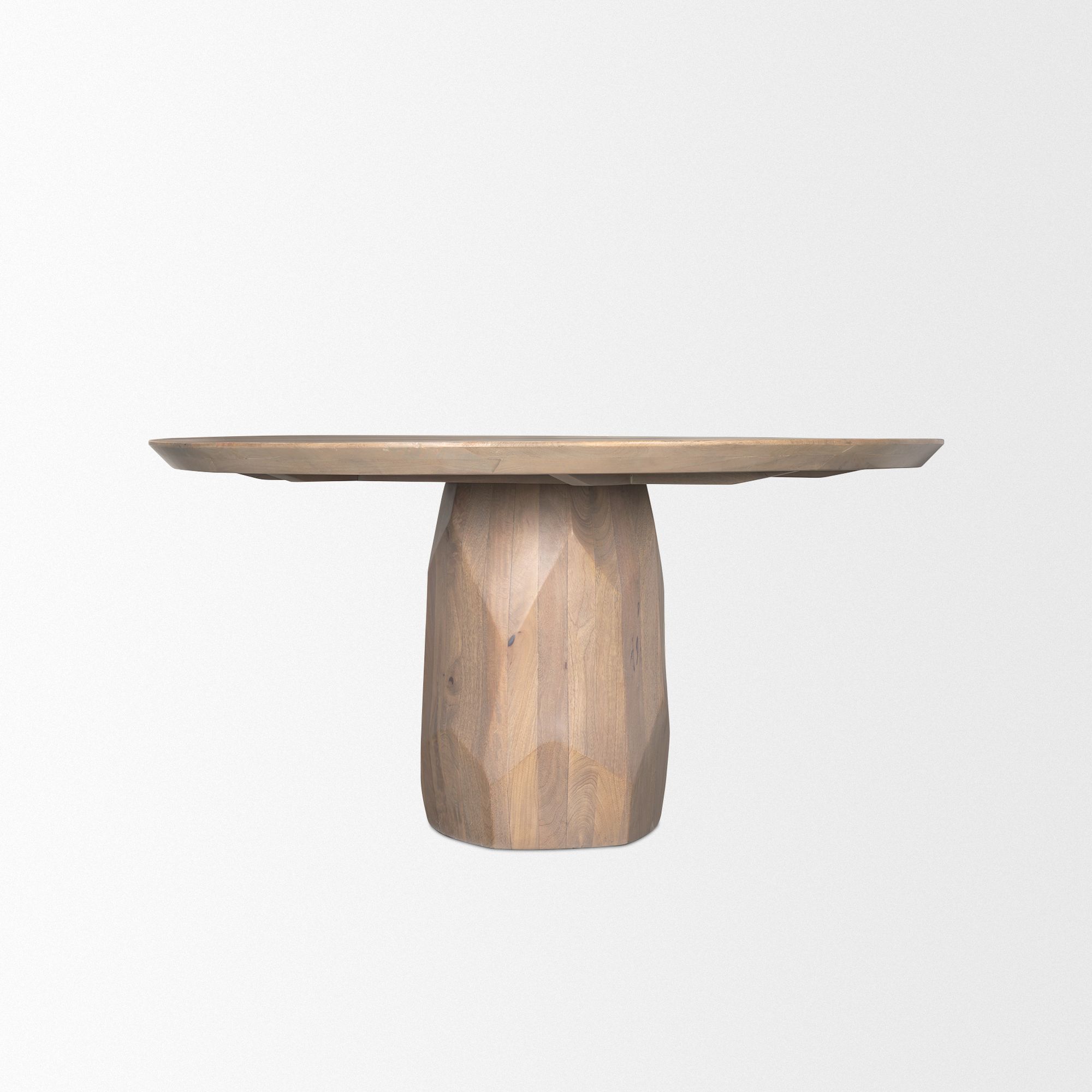 Mercana Fitzgerald Dining Table - Light Brown, Wood