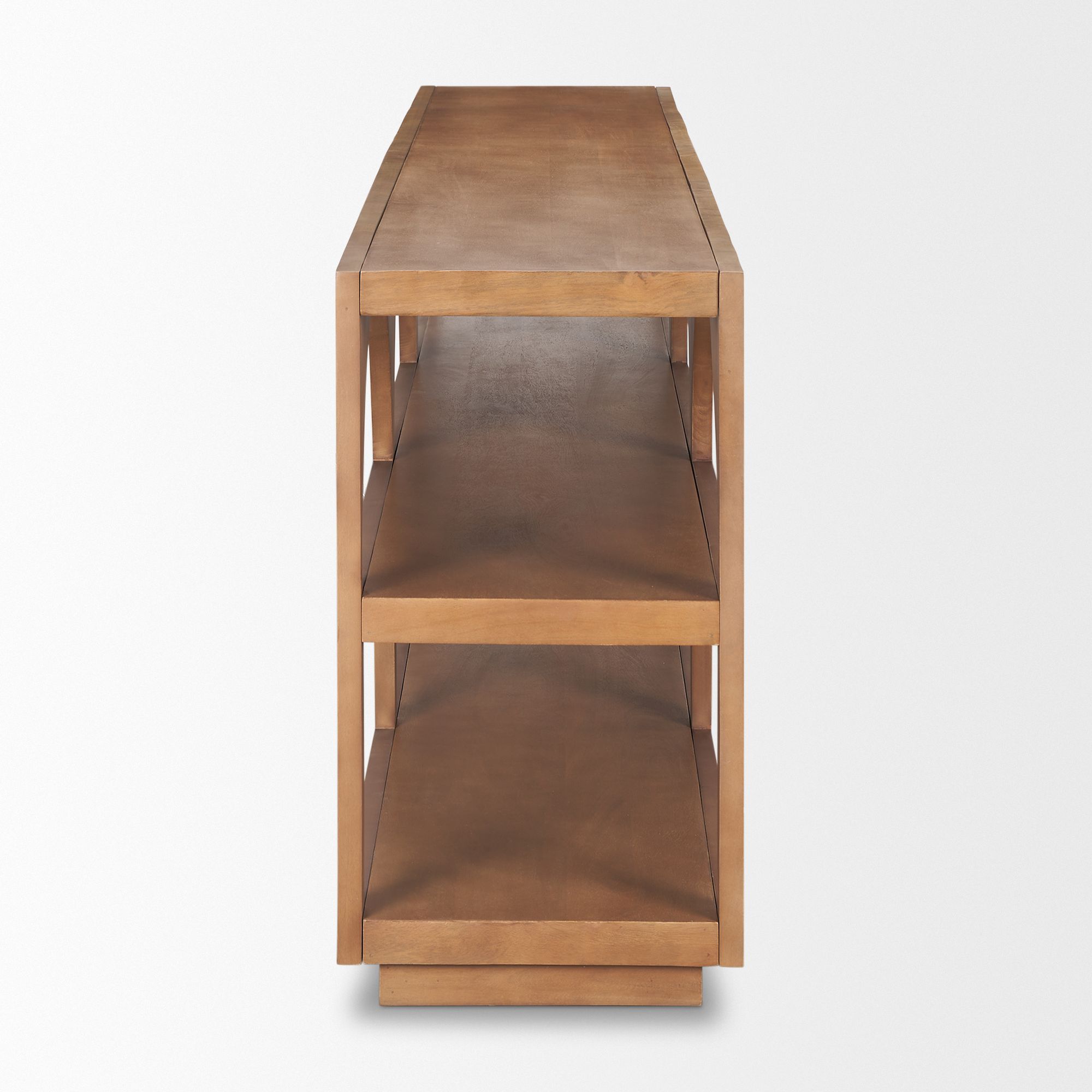 Mercana Bela Large Console Table - Brown, Wood