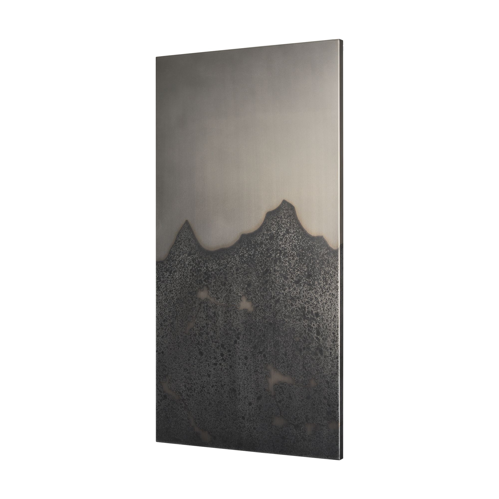 Mercana - Raum Painted Monochrome w/ Acid Wash Metal Wall Art