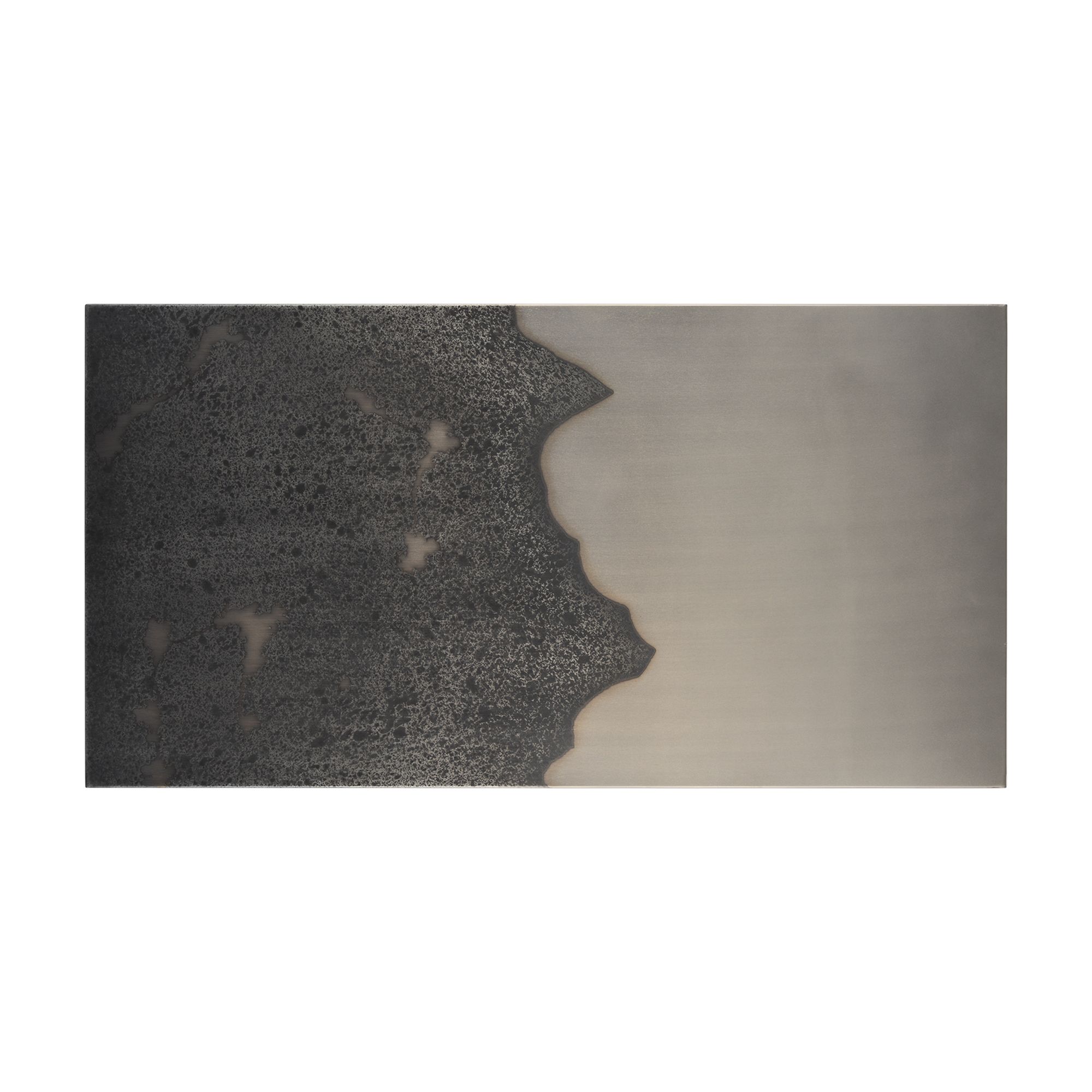 Mercana - Raum Painted Monochrome w/ Acid Wash Metal Wall Art