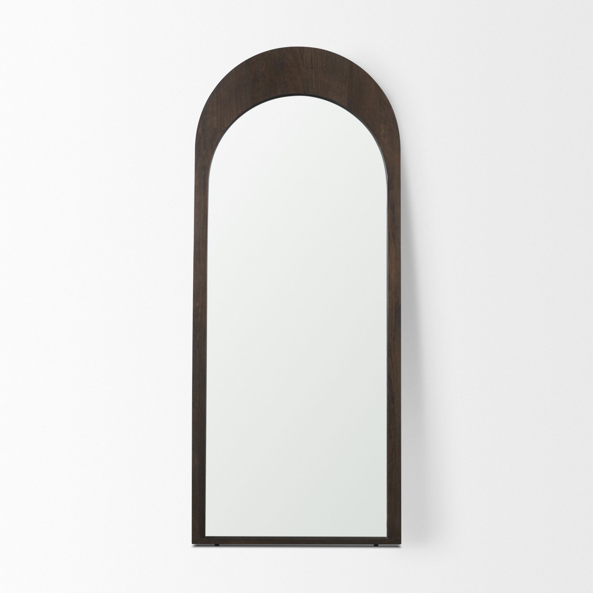 Mercana - Celeste Wood Arched Floor Mirror