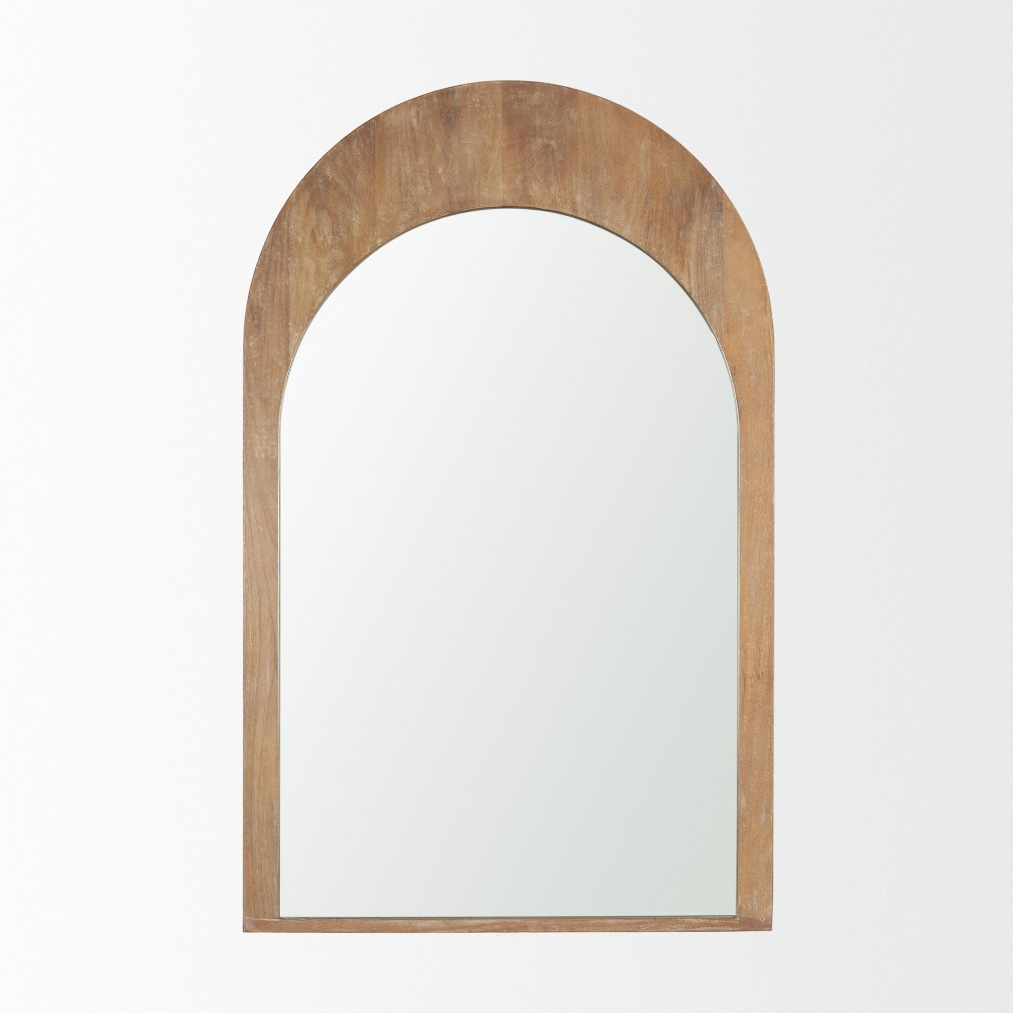 Mercana Celeste Medium Arched Mirror - Light Brown