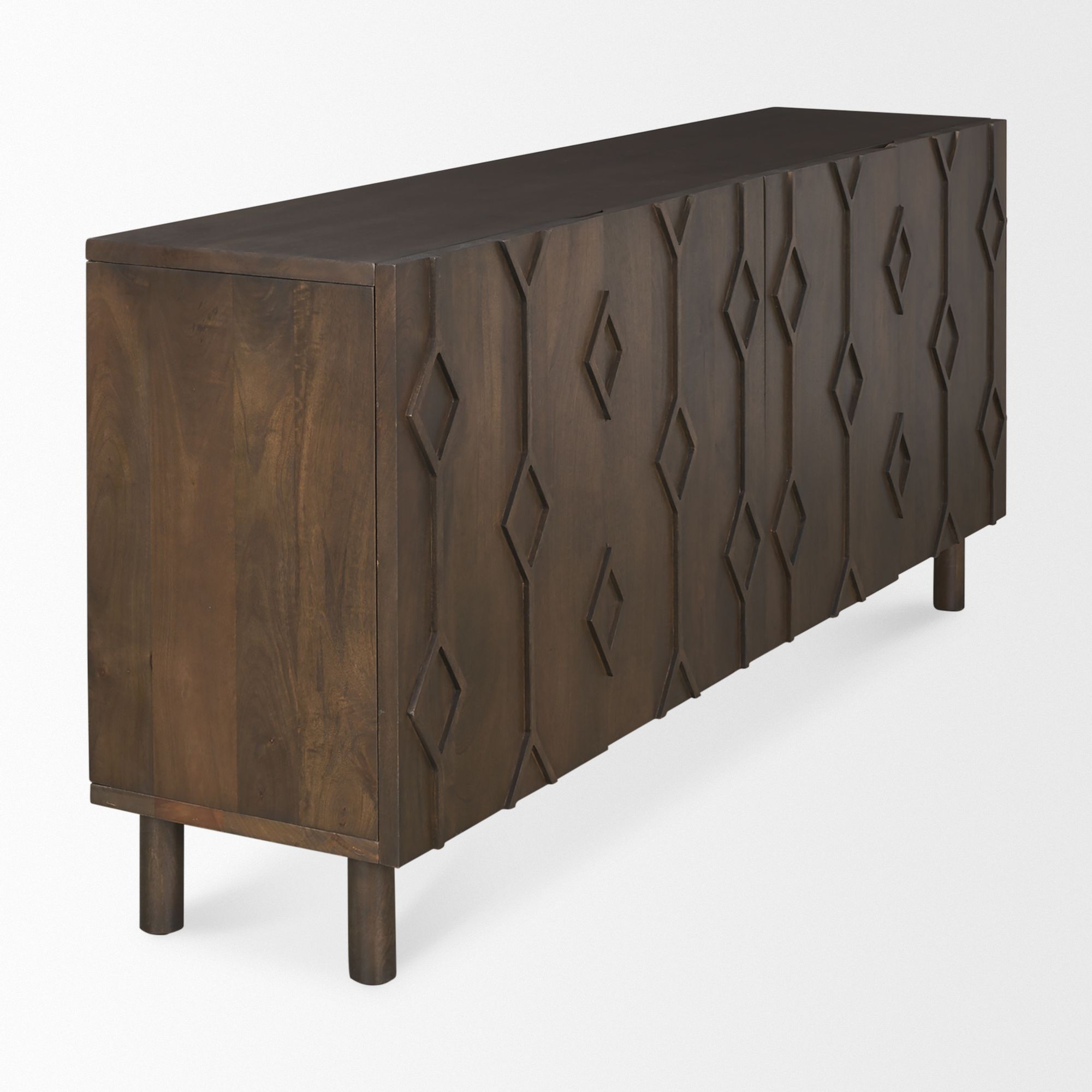 Mercana Heera Sideboard - Dark Brown