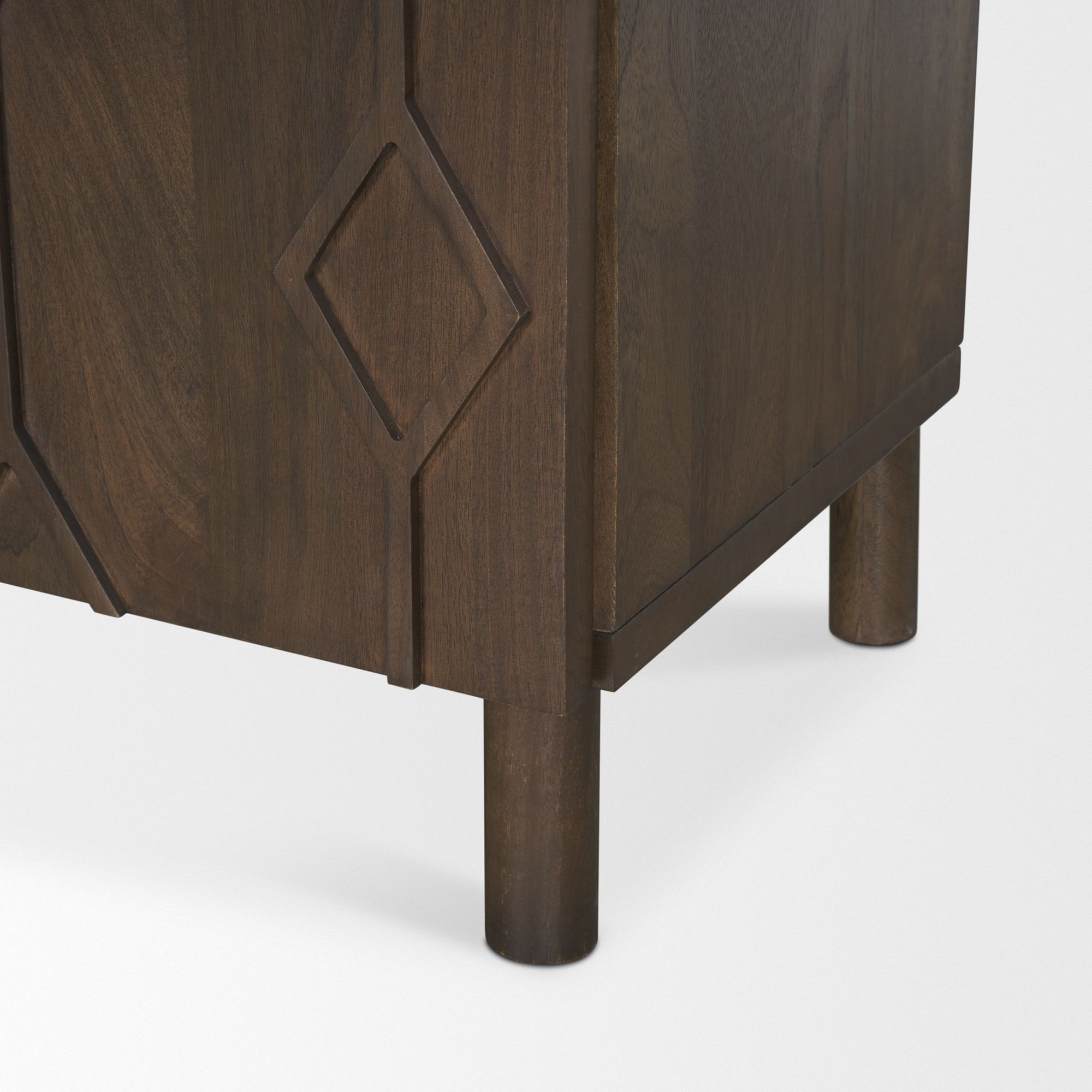 Mercana Heera Sideboard - Dark Brown