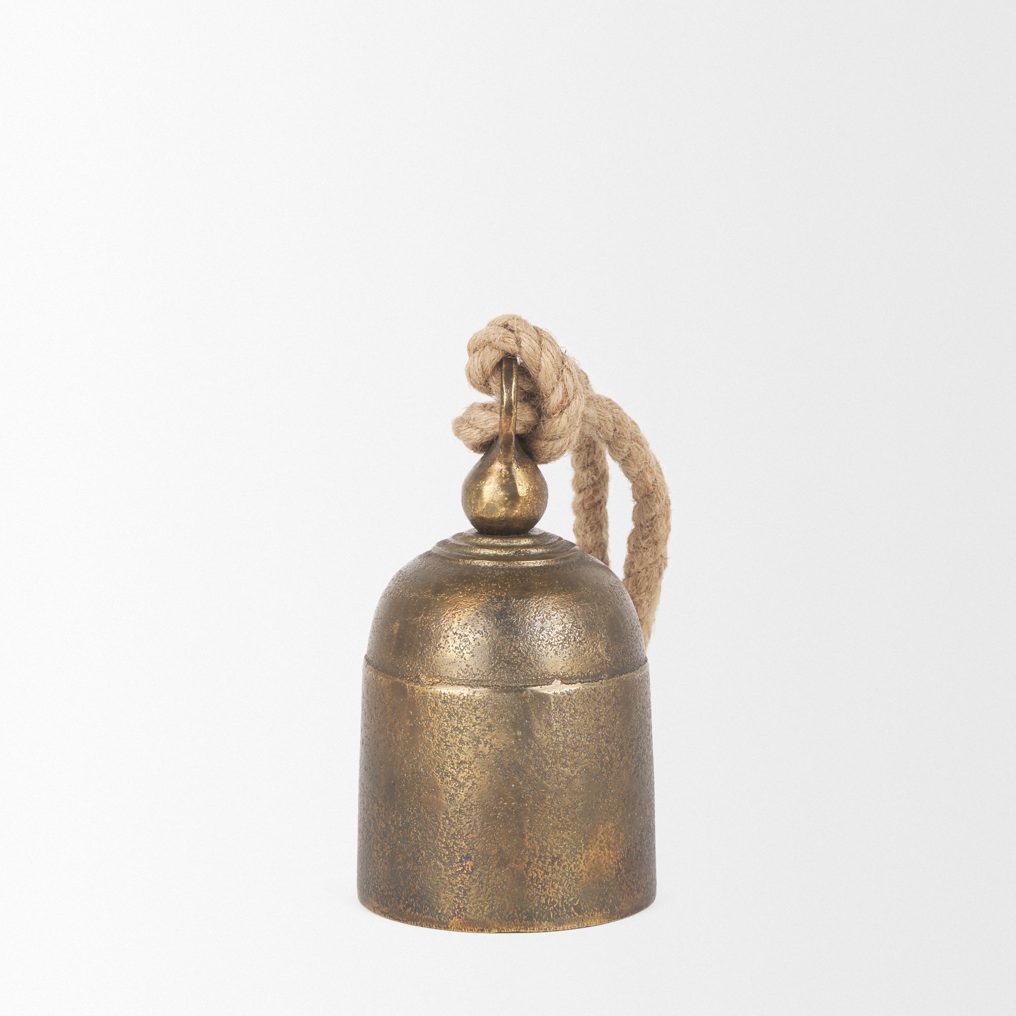 Mercana Quincy Small Metal Decorative Bell Object - Gold