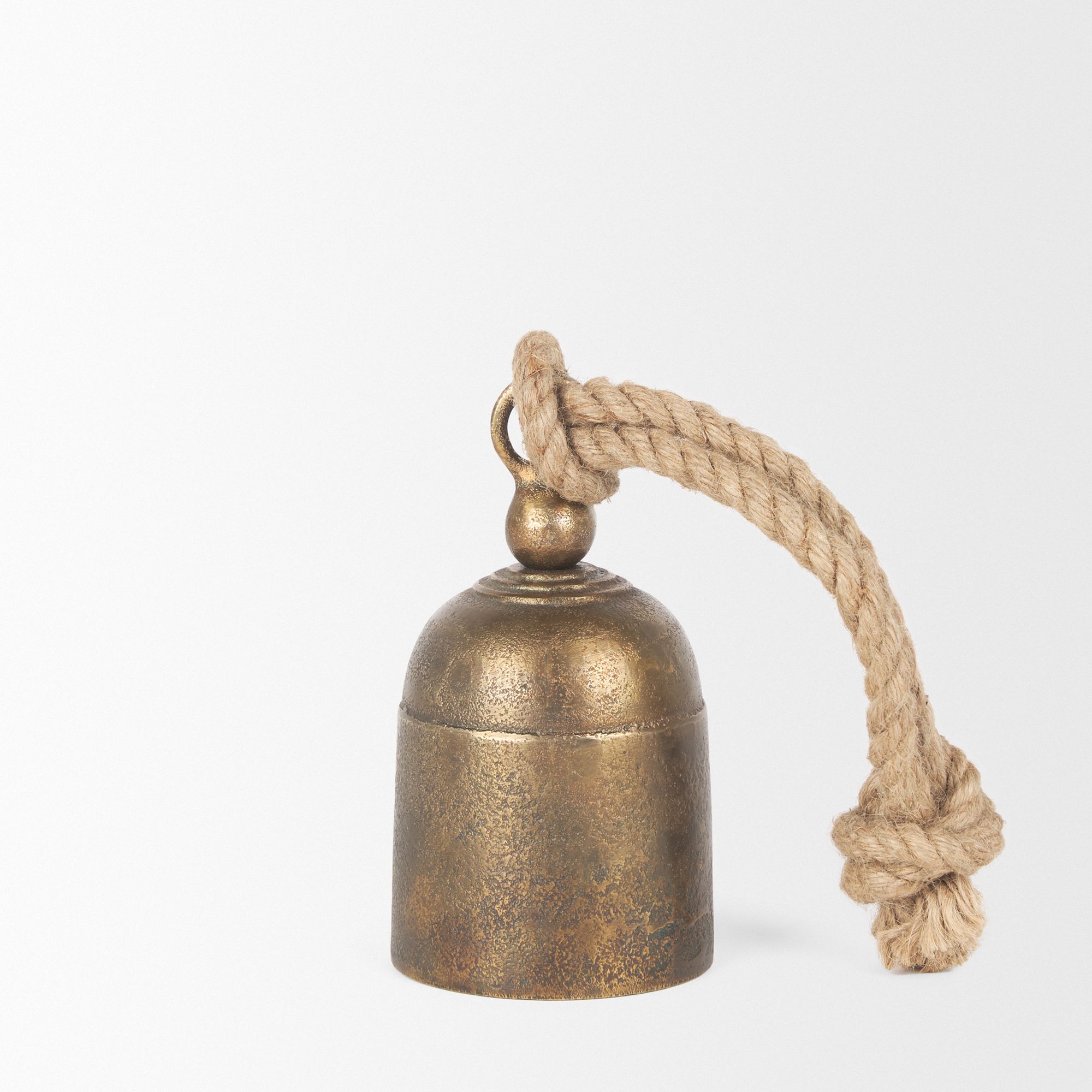 Mercana Quincy Small Metal Decorative Bell Object - Gold