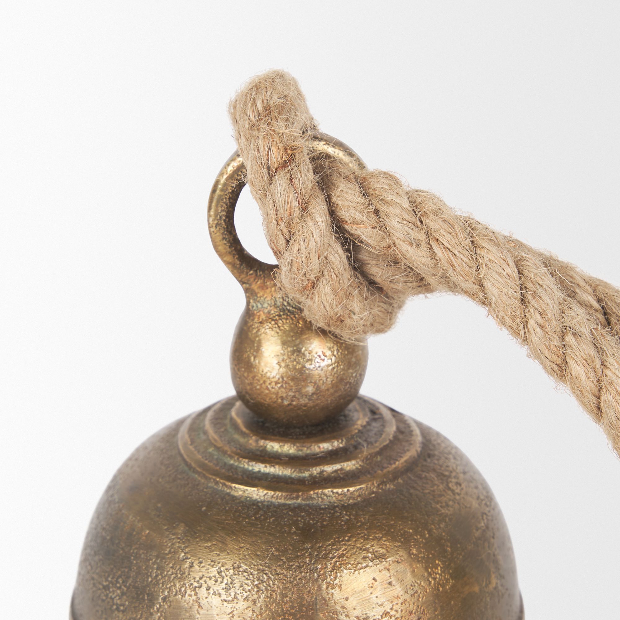 Mercana Quincy Small Metal Decorative Bell Object - Gold